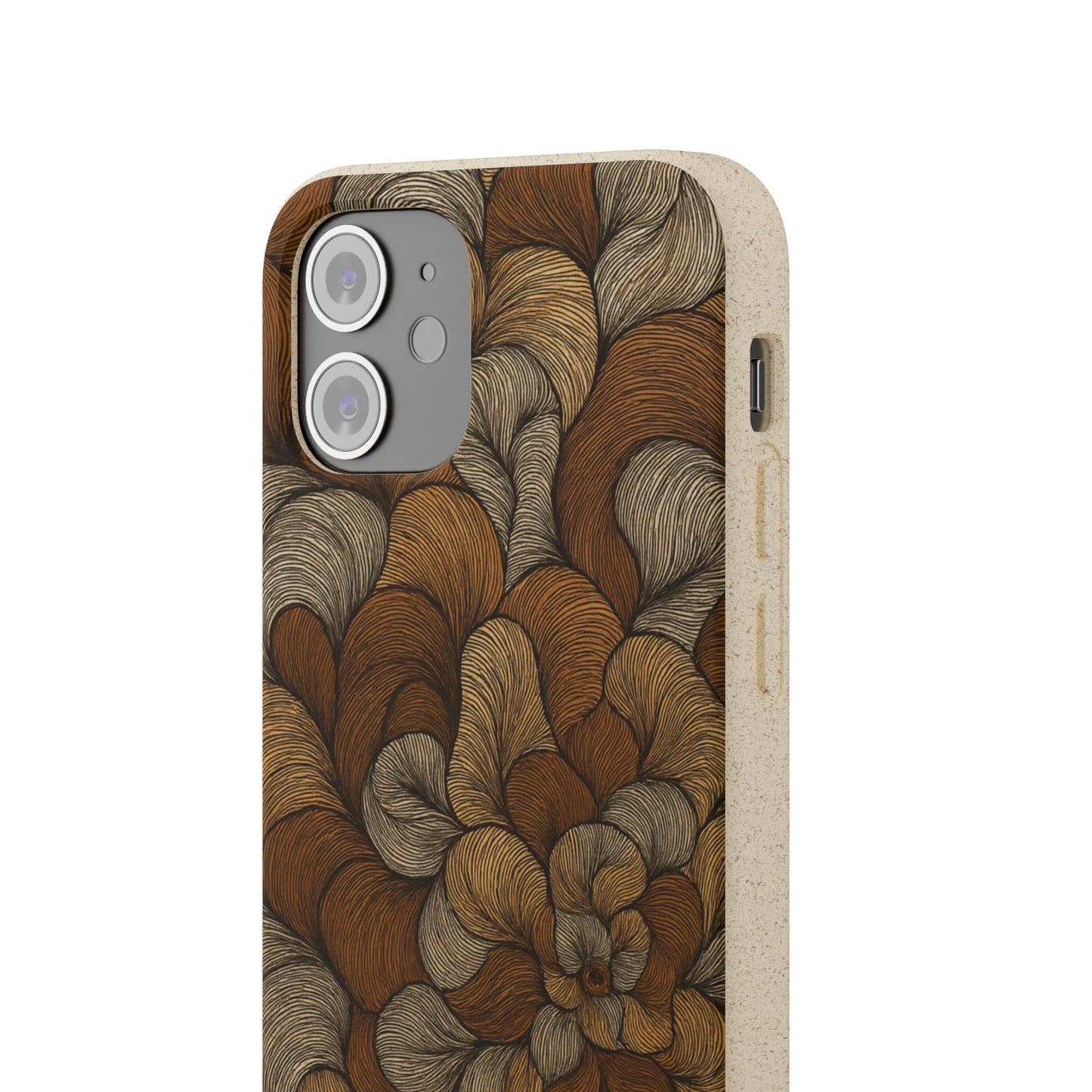 Earthy Mushroom Pedals - Biodegradable Case