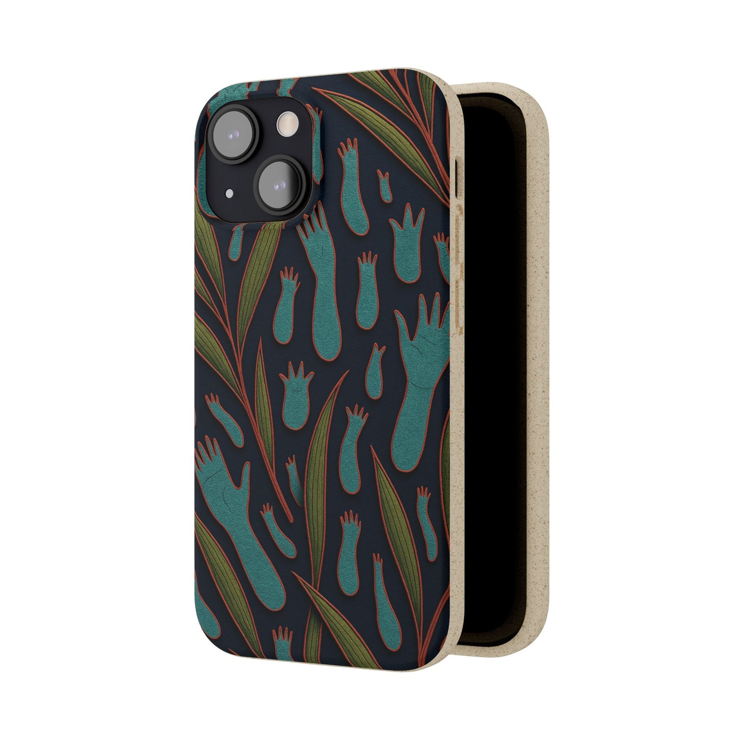 Handprints and Foliage - Biodegradable Case