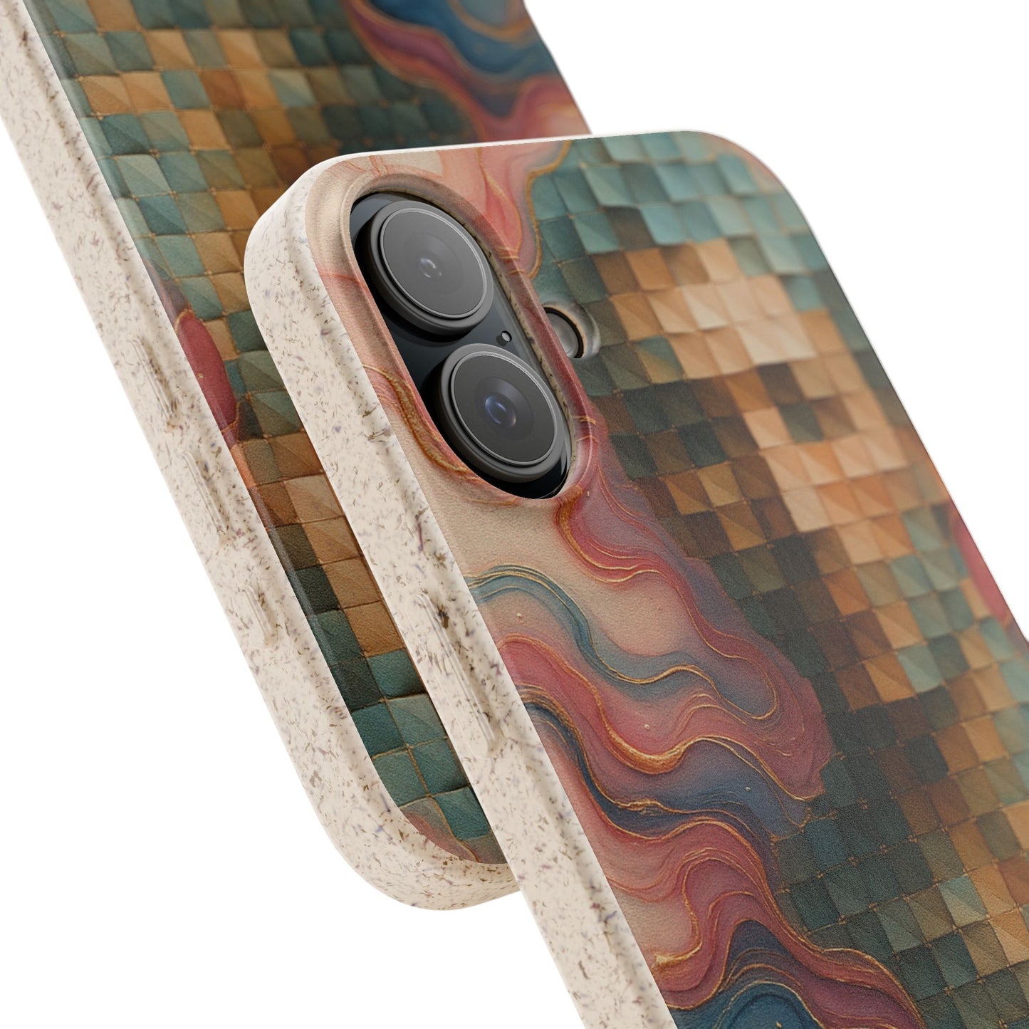 Mosaic Dreams & Liquid Flow - Biodegradable Case