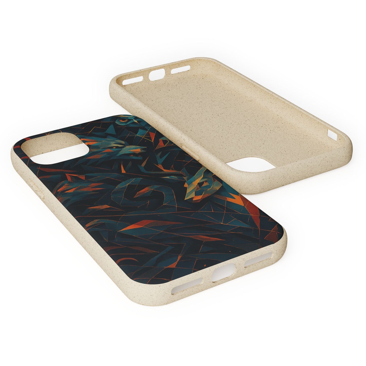 Geometric Shadow Animals - Biodegradable Case