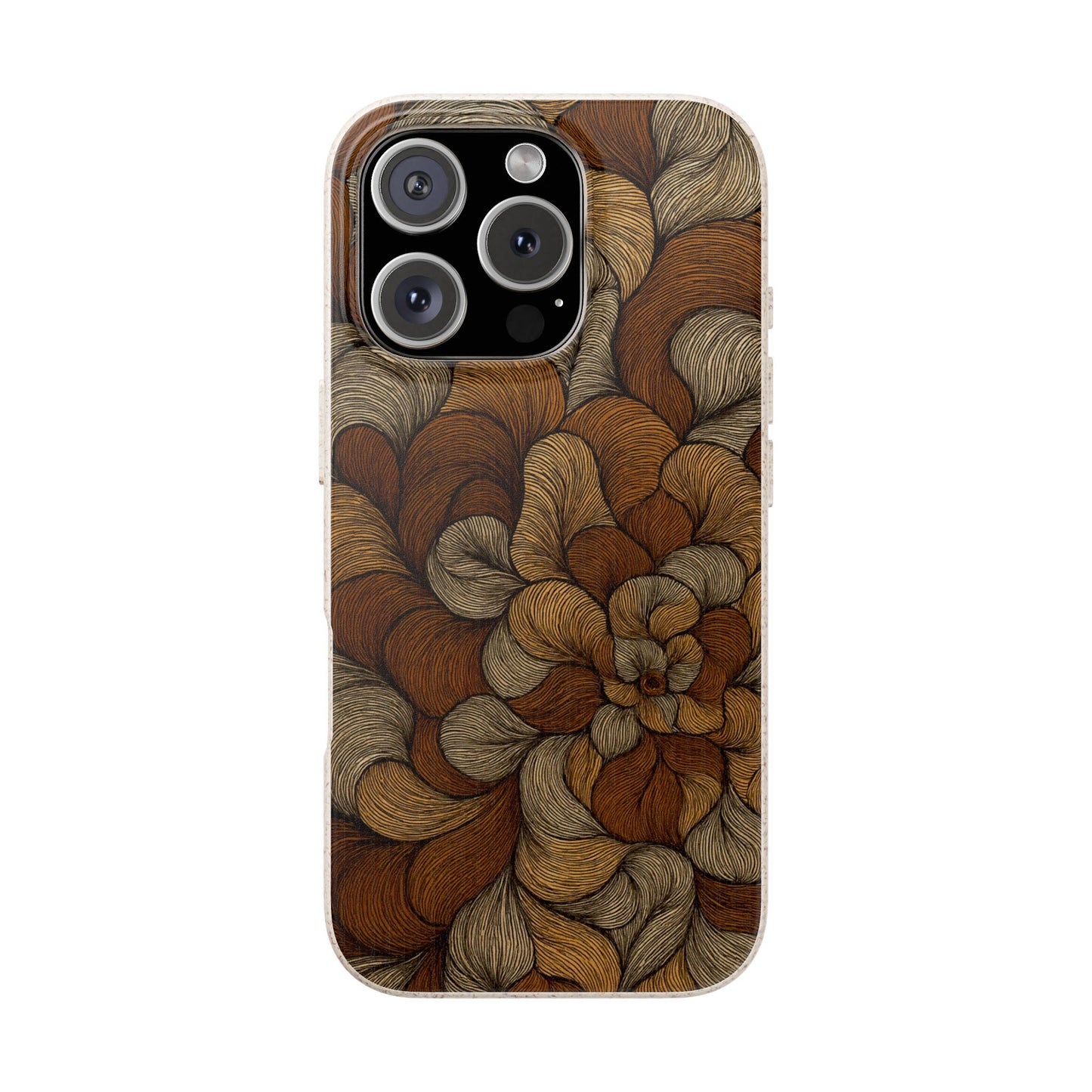 Earthy Mushroom Pedals - Biodegradable Case