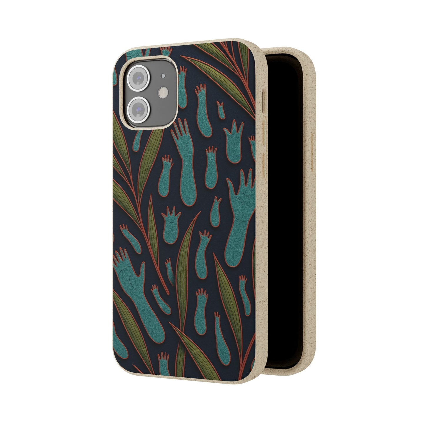 Handprints and Foliage - Biodegradable Case