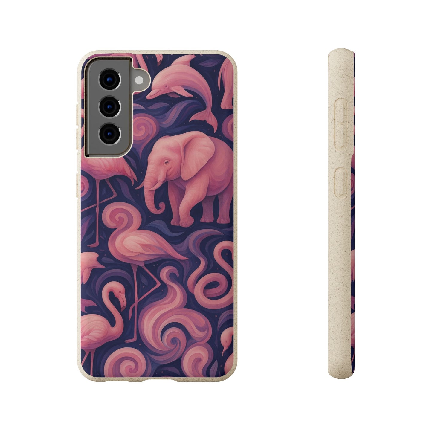Pink Animalia - Biodegradable Case