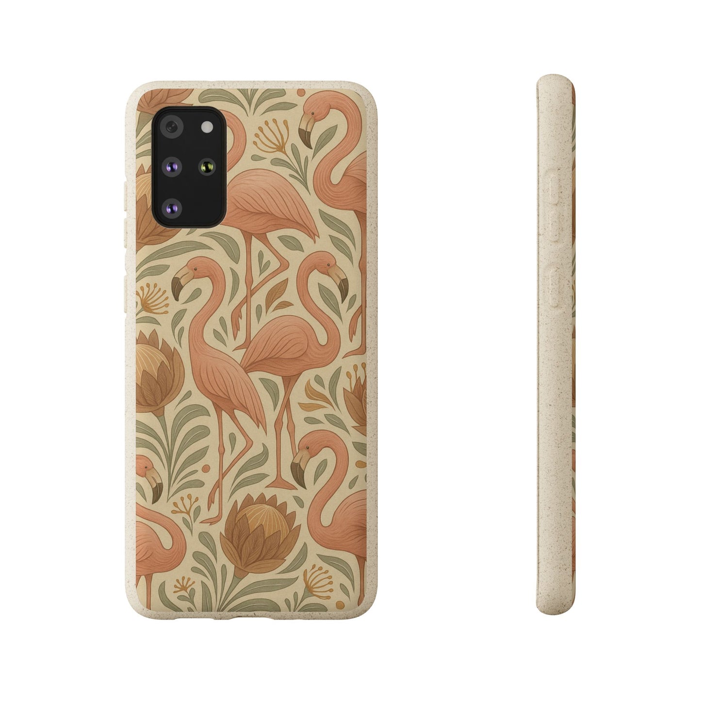 Eco-Natural Flamingo - Biodegradable Case
