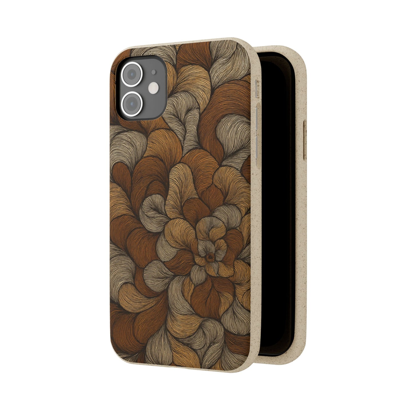 Earthy Mushroom Pedals - Biodegradable Case