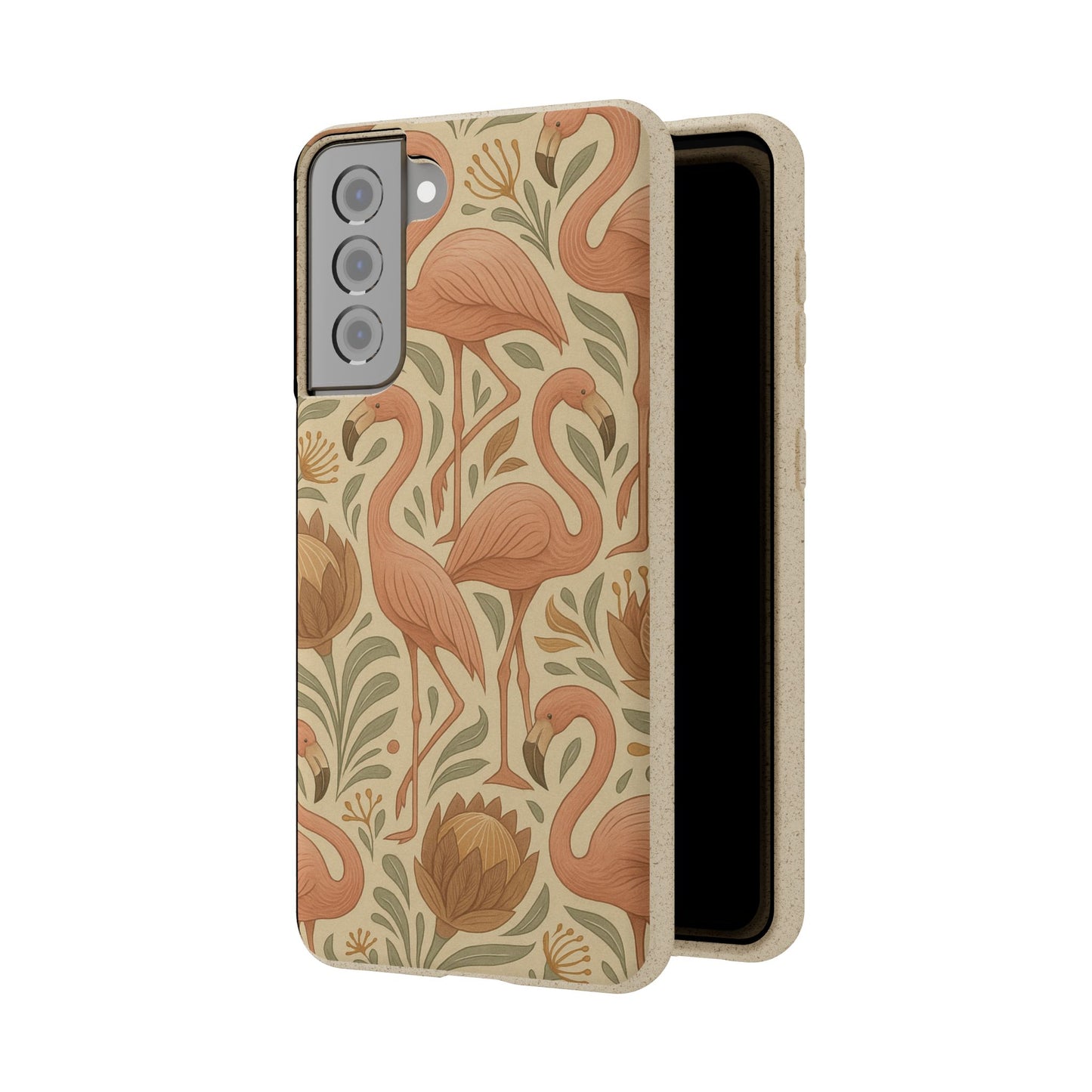 Eco-Natural Flamingo - Biodegradable Case