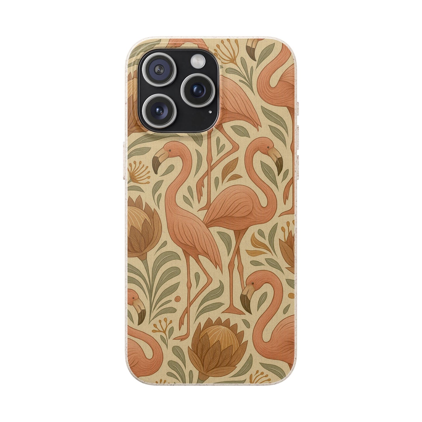 Eco-Natural Flamingo - Biodegradable Case