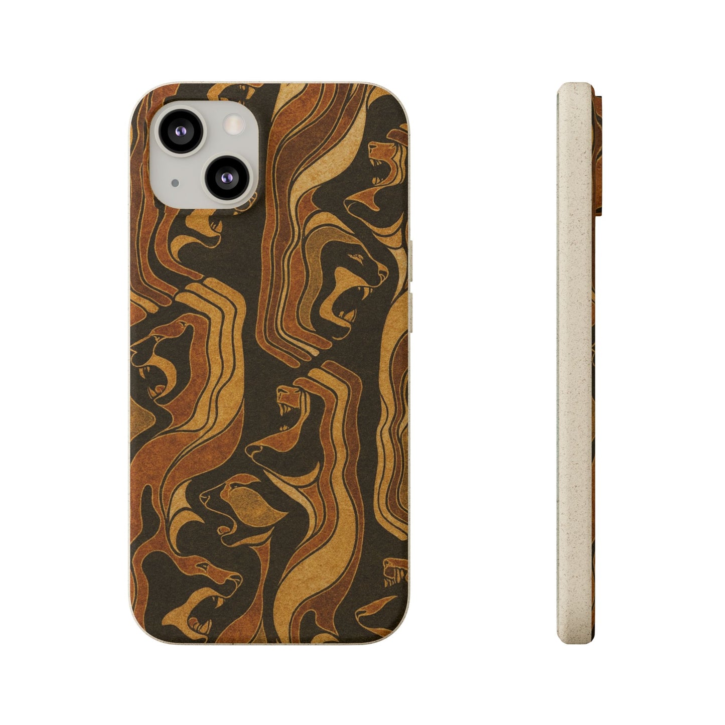 Wooden Wolves of Night - Biodegradable Case