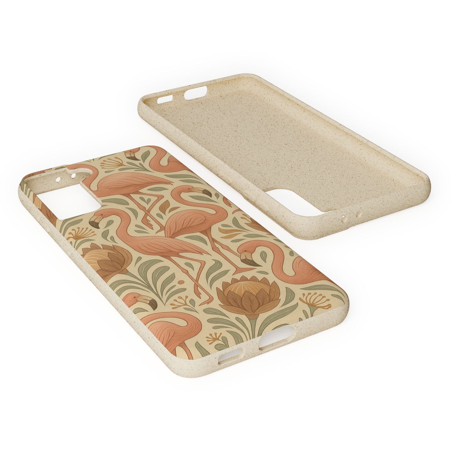 Eco-Natural Flamingo - Biodegradable Case