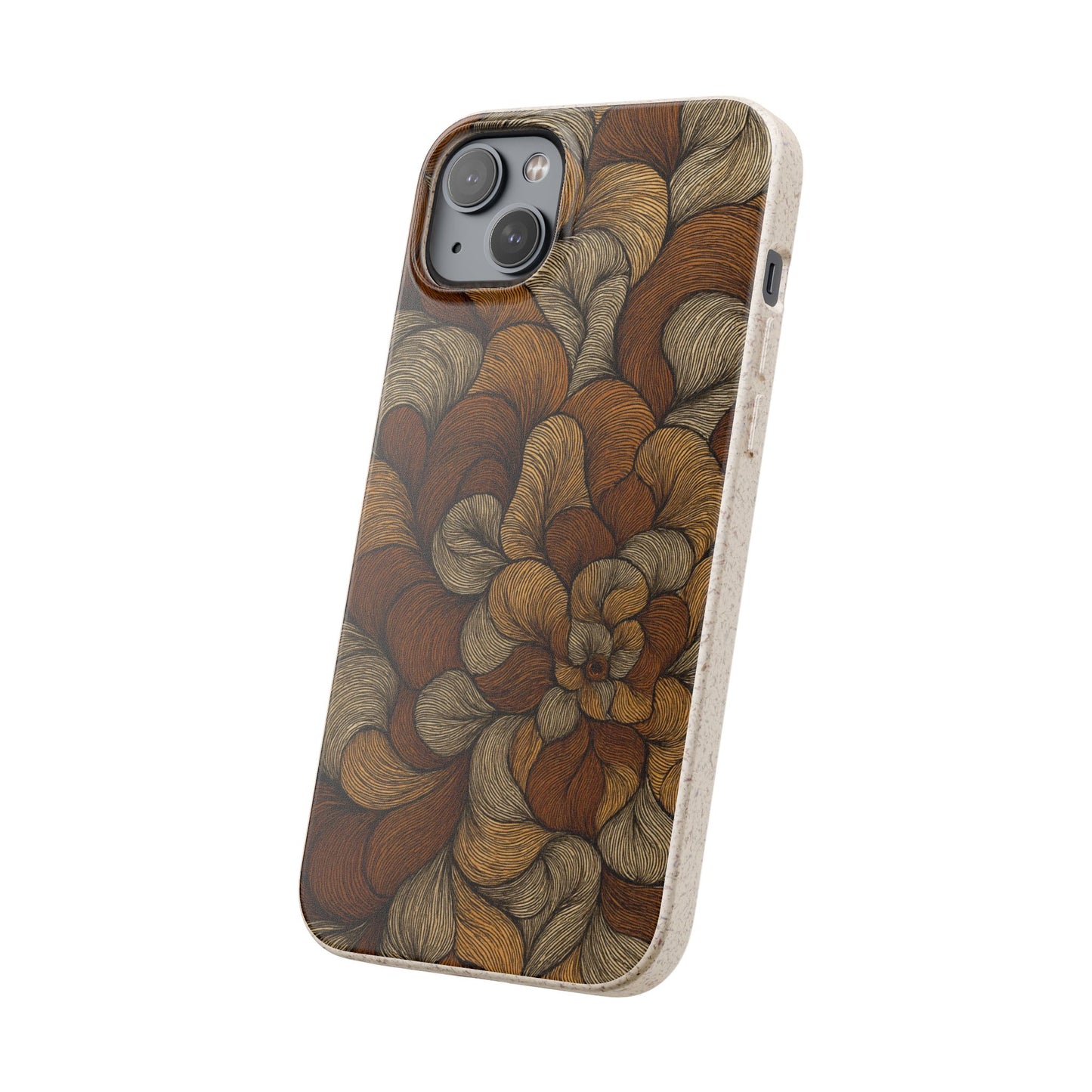 Earthy Mushroom Pedals - Biodegradable Case