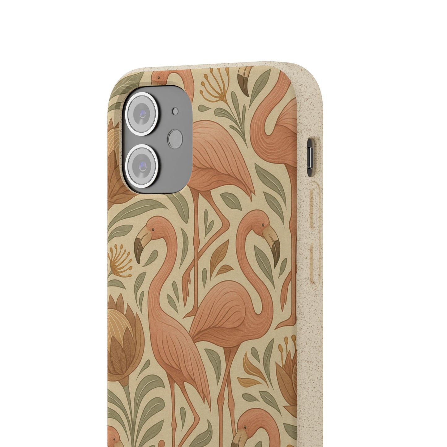 Eco-Natural Flamingo - Biodegradable Case