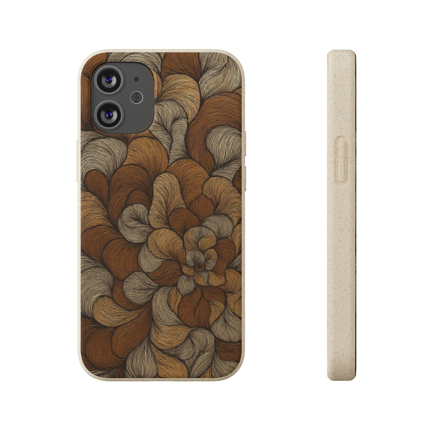 Earthy Mushroom Pedals - Biodegradable Case