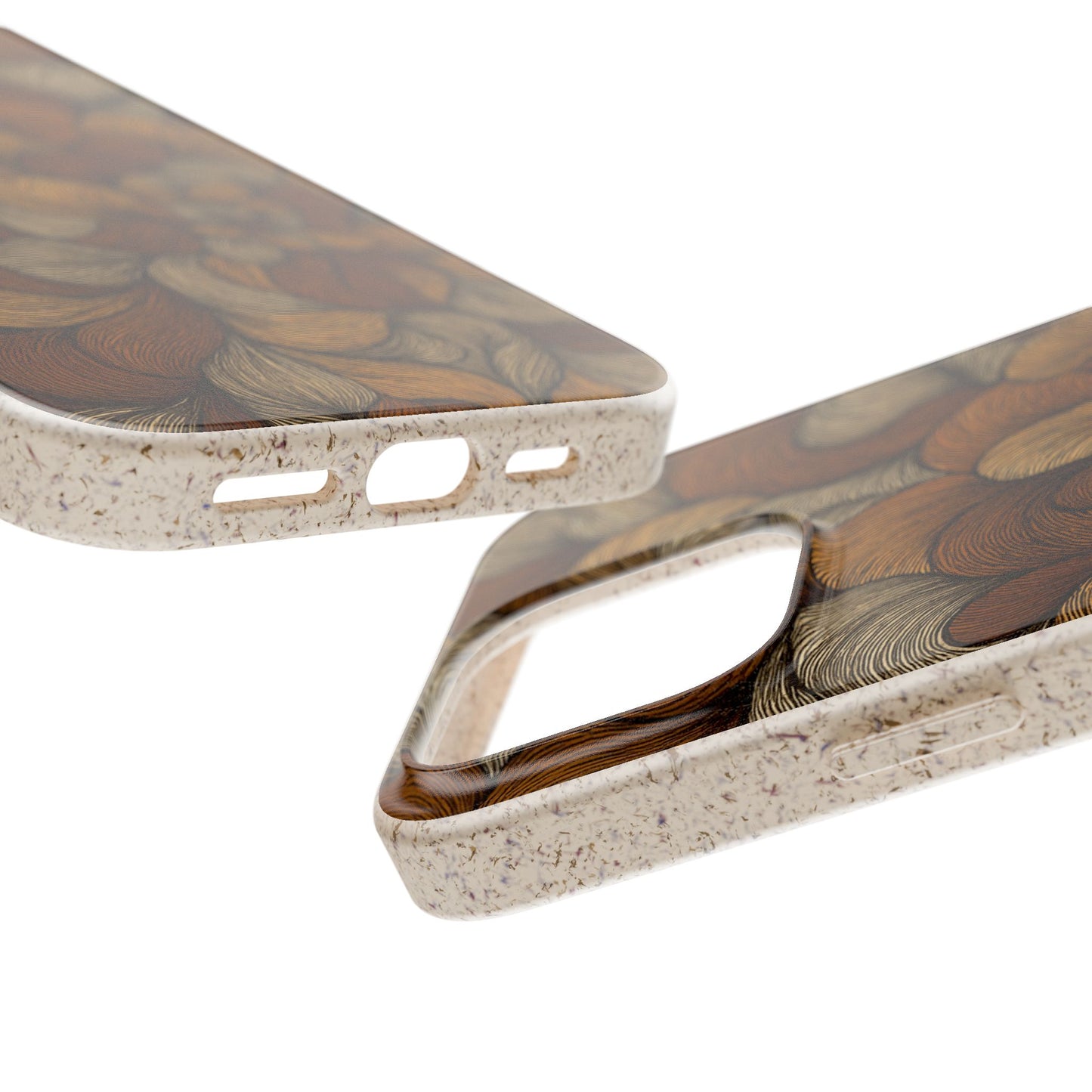 Earthy Mushroom Pedals - Biodegradable Case