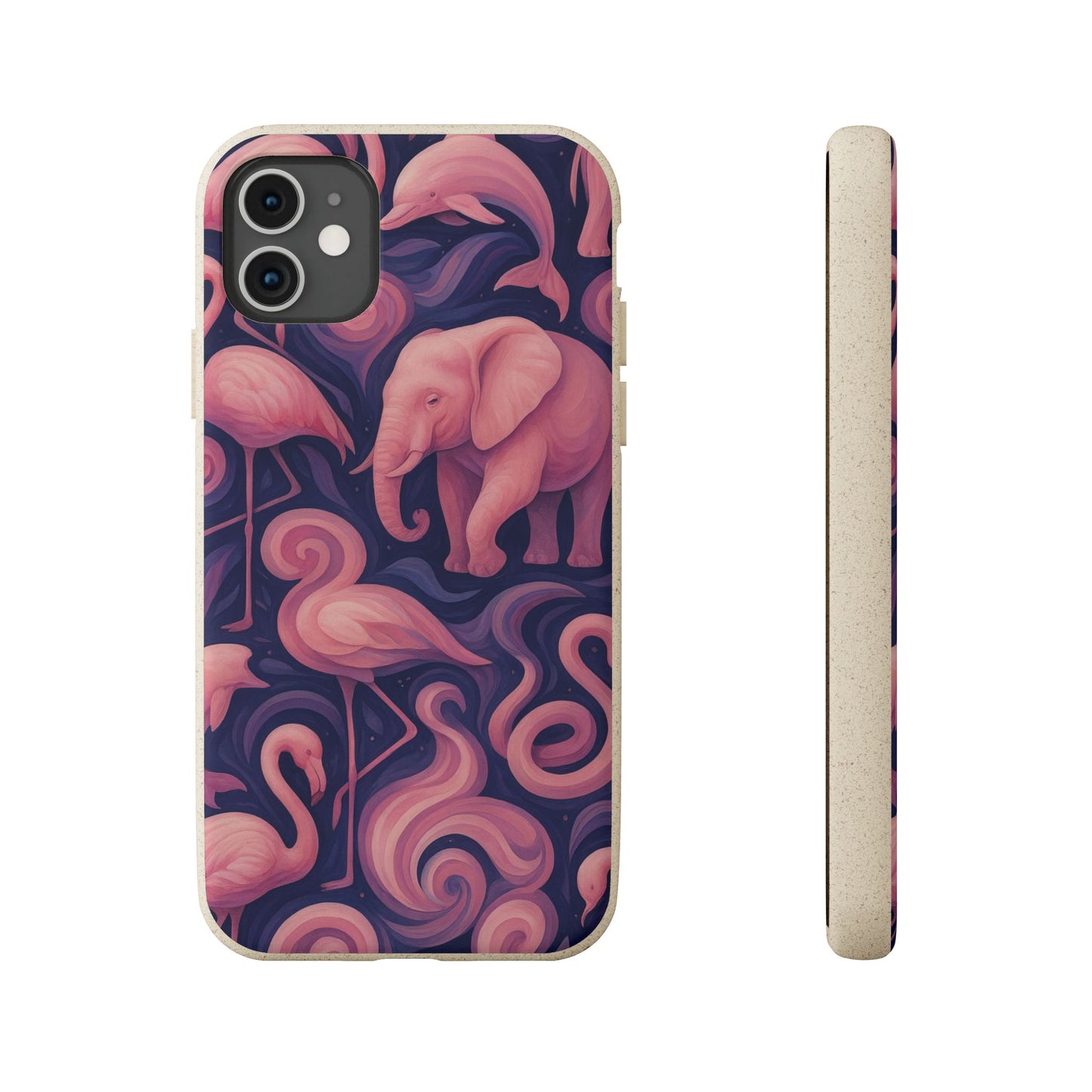 Pink Animalia - Biodegradable Case
