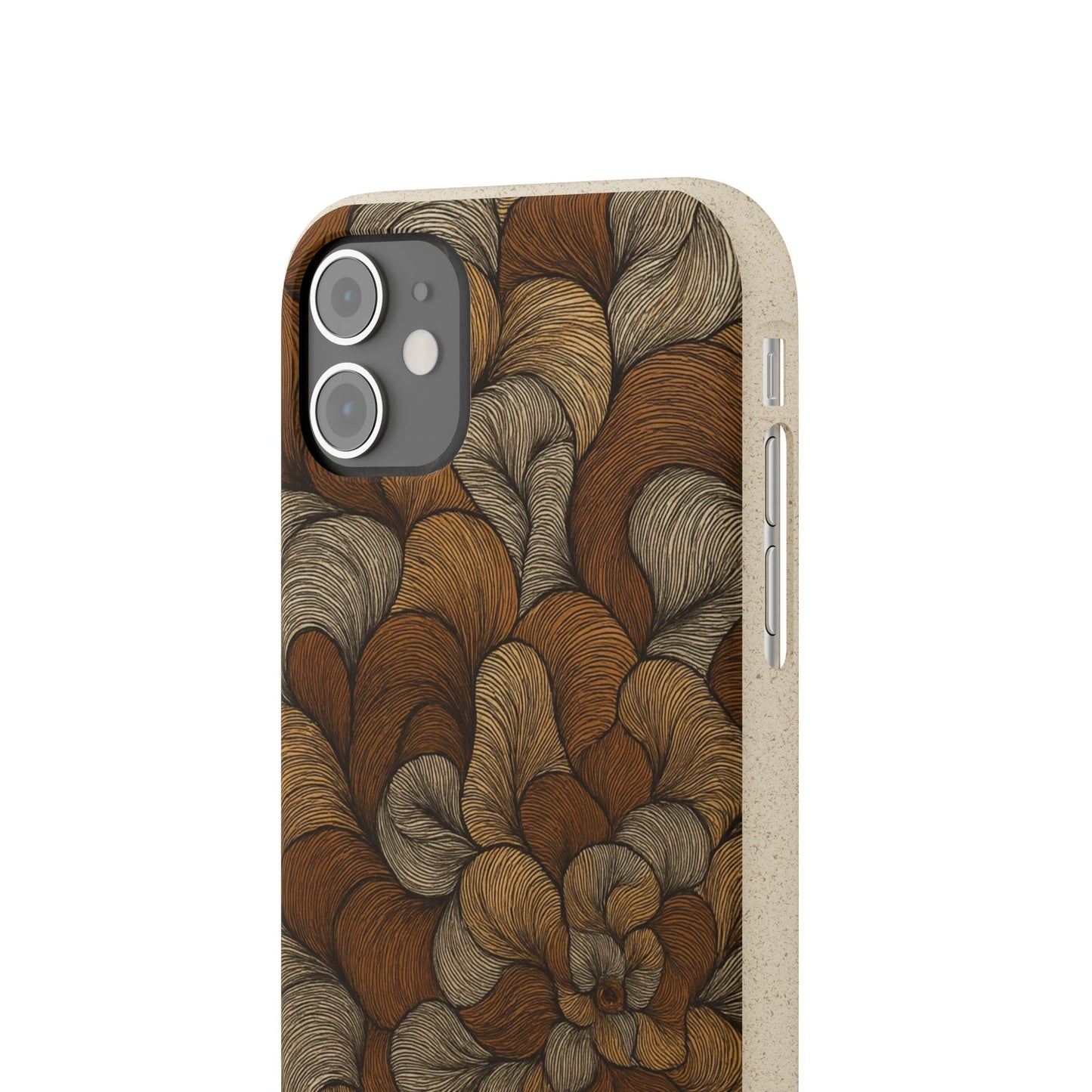 Earthy Mushroom Pedals - Biodegradable Case