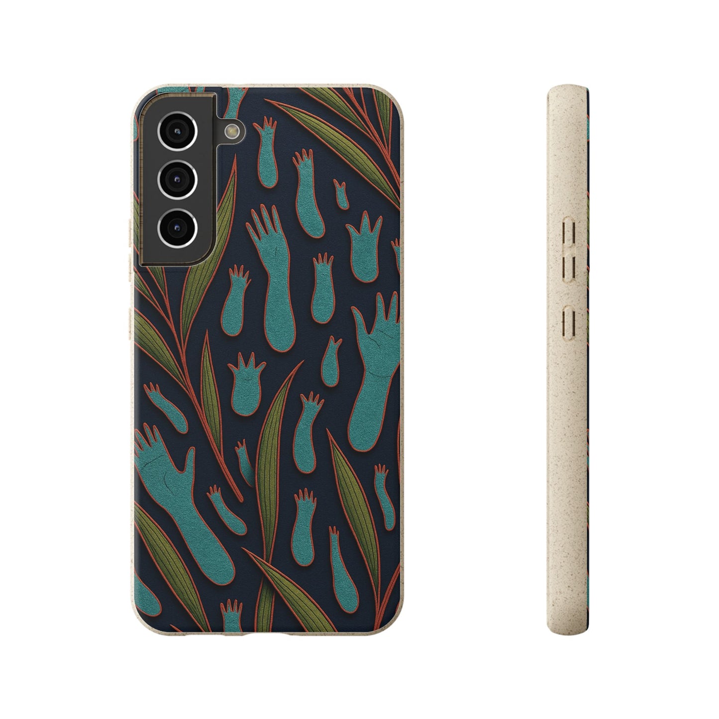 Handprints and Foliage - Biodegradable Case
