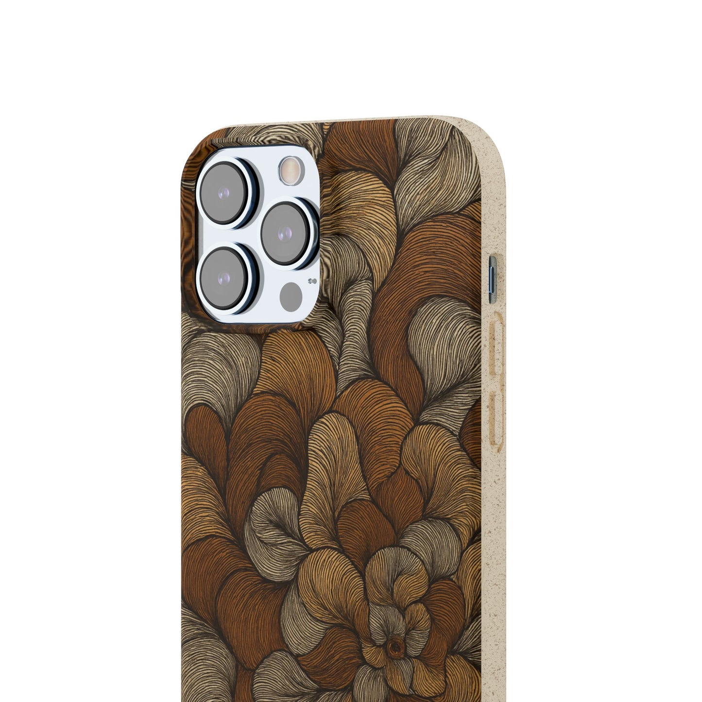Earthy Mushroom Pedals - Biodegradable Case