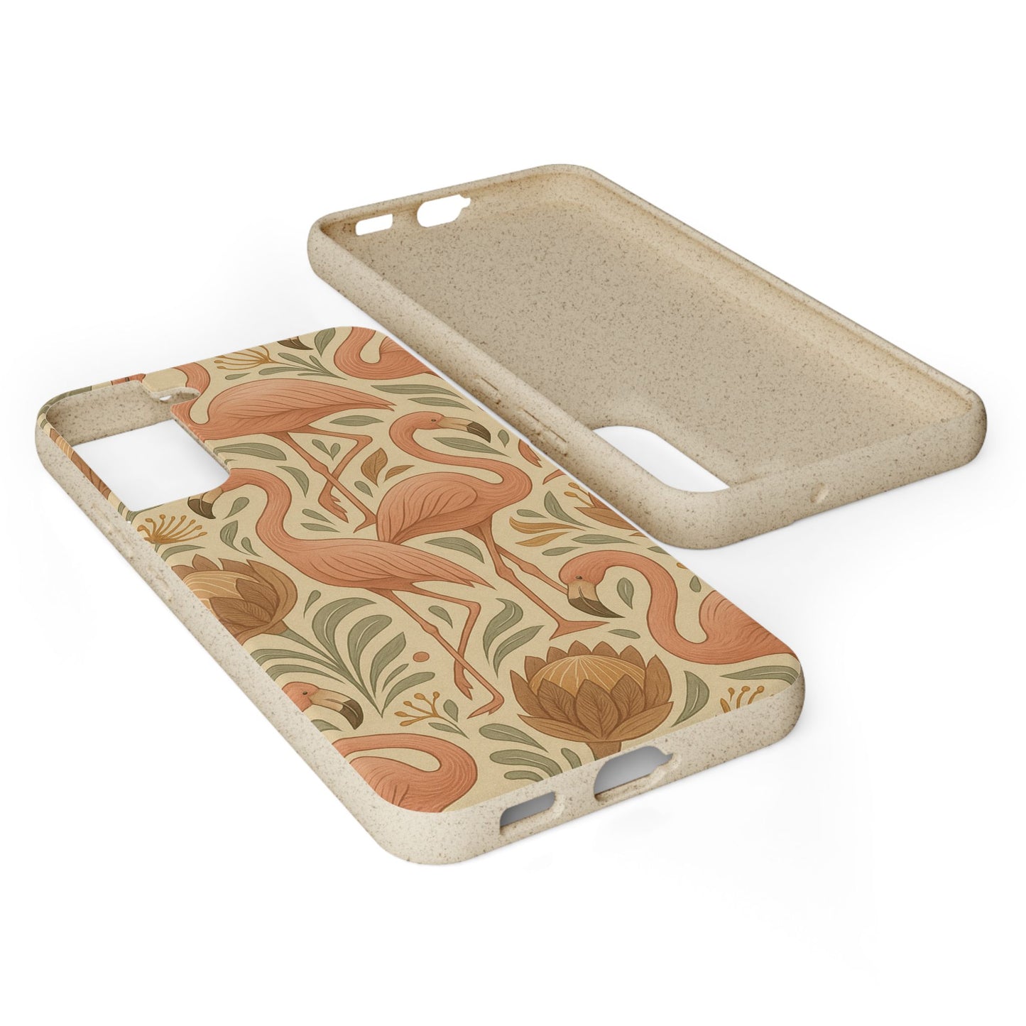 Eco-Natural Flamingo - Biodegradable Case