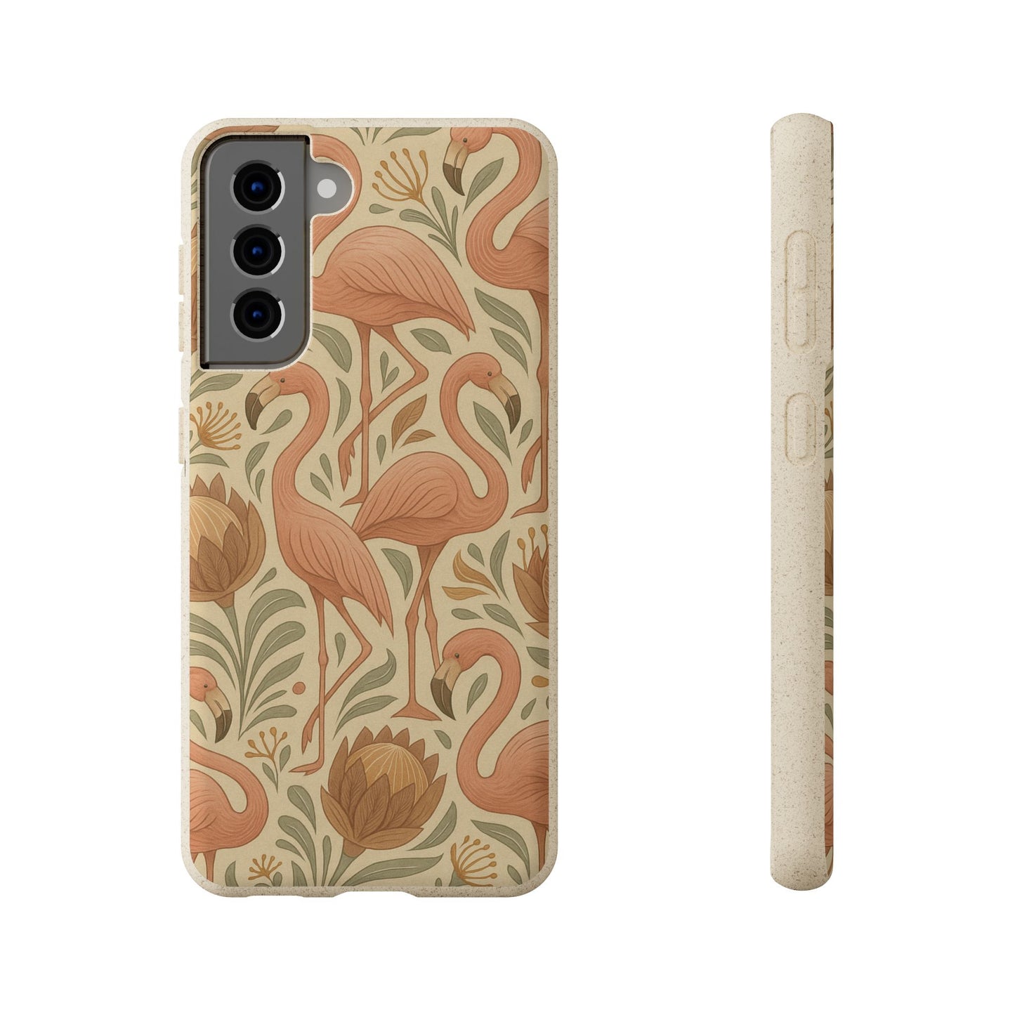 Eco-Natural Flamingo - Biodegradable Case
