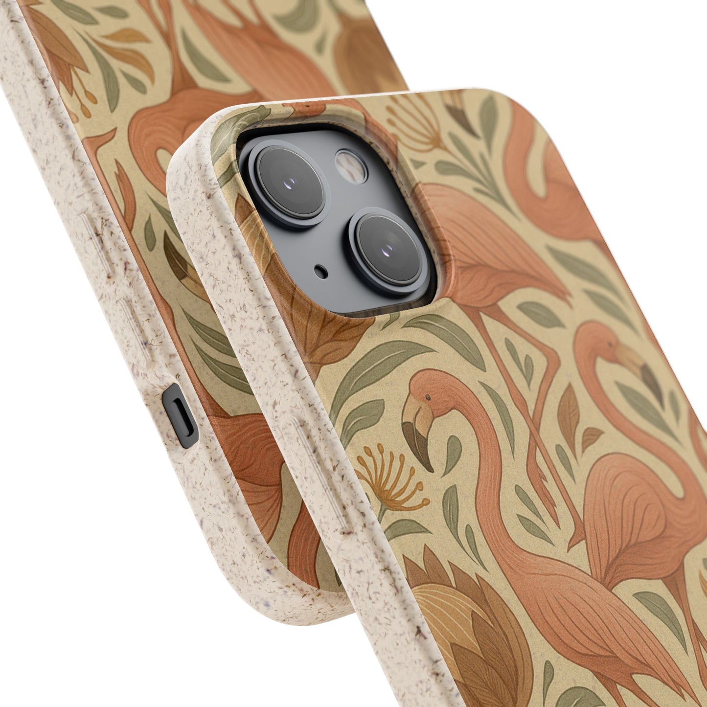 Eco-Natural Flamingo - Biodegradable Case