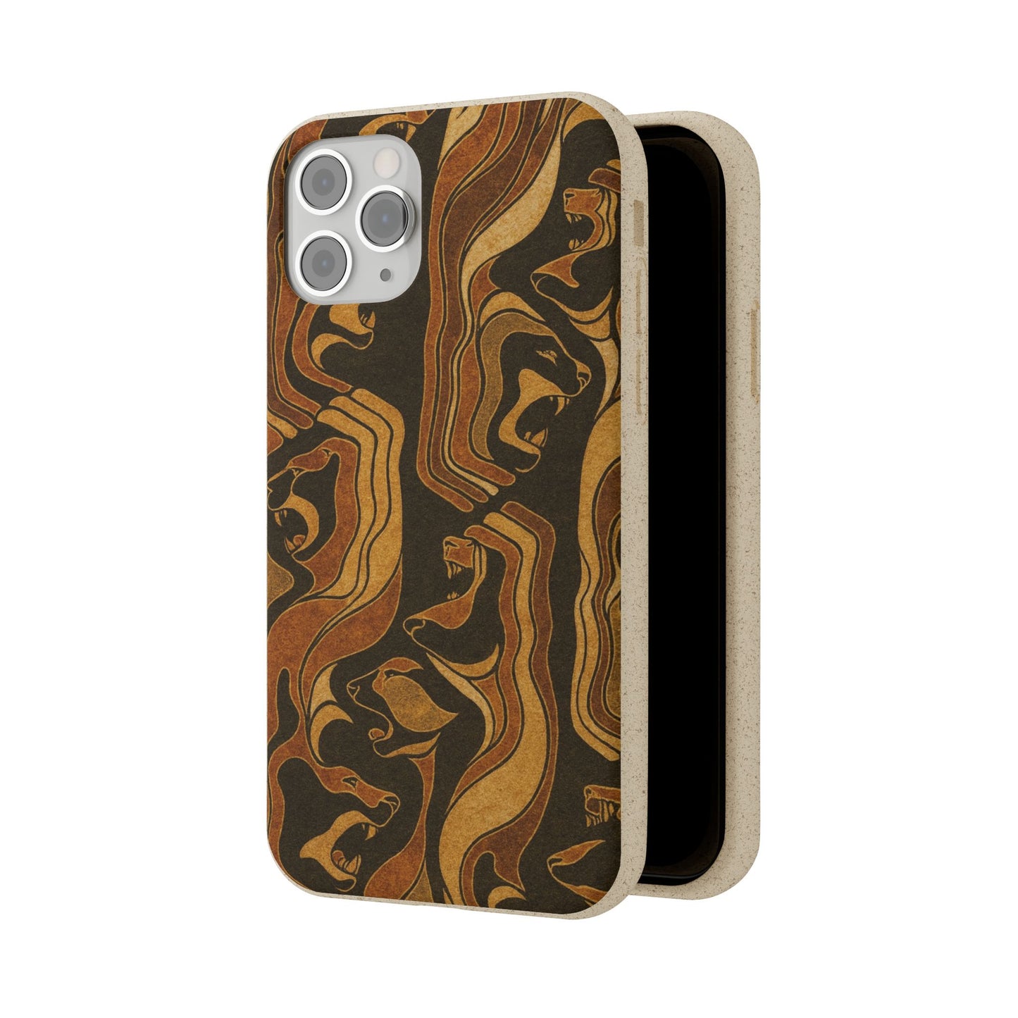 Wooden Wolves of Night - Biodegradable Case