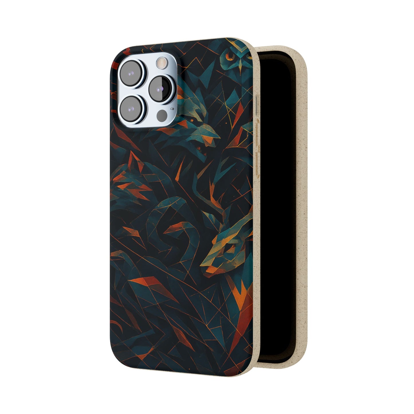 Geometric Shadow Animals - Biodegradable Case