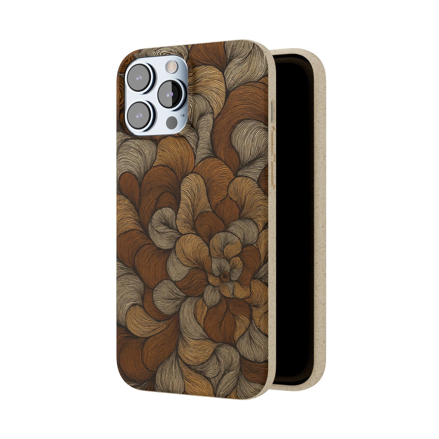 Earthy Mushroom Pedals - Biodegradable Case