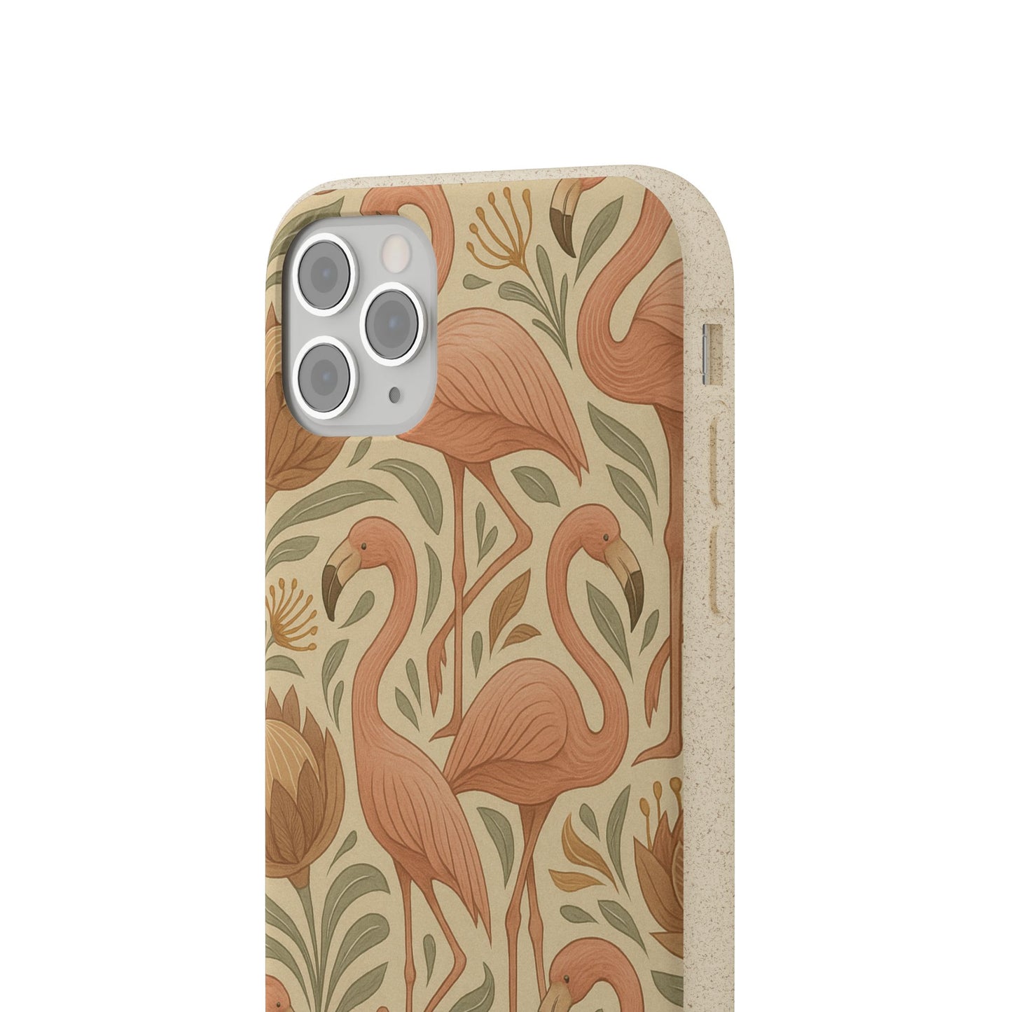 Eco-Natural Flamingo - Biodegradable Case