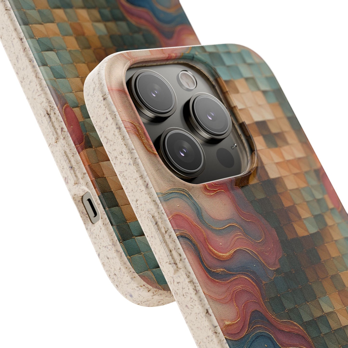 Mosaic Dreams & Liquid Flow - Biodegradable Case