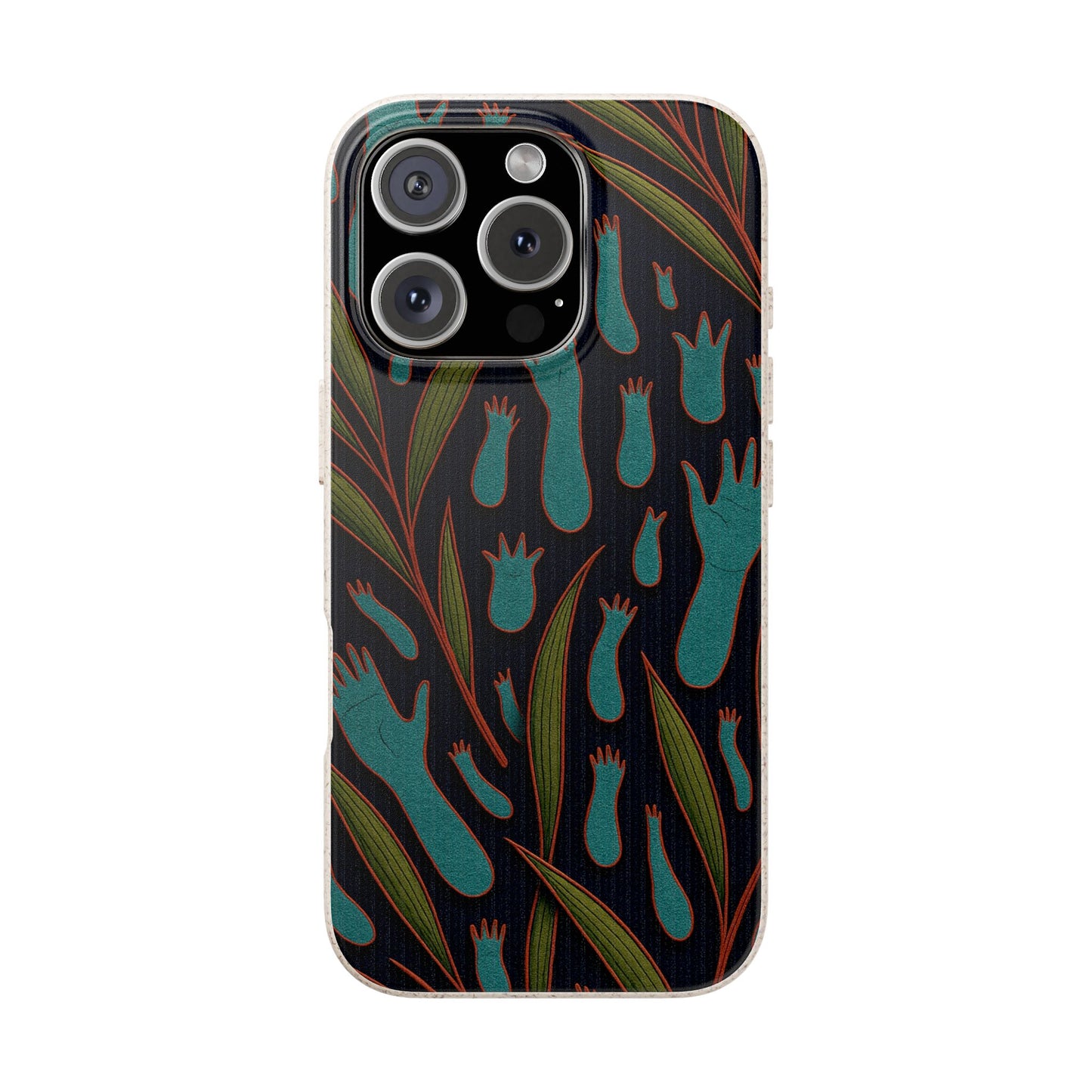 Handprints and Foliage - Biodegradable Case