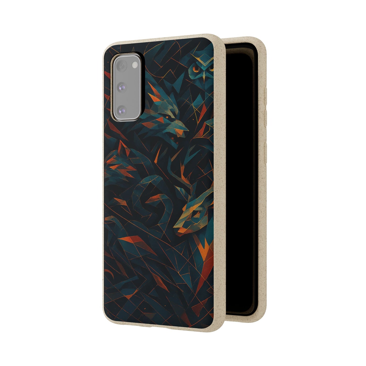 Geometric Shadow Animals - Biodegradable Case