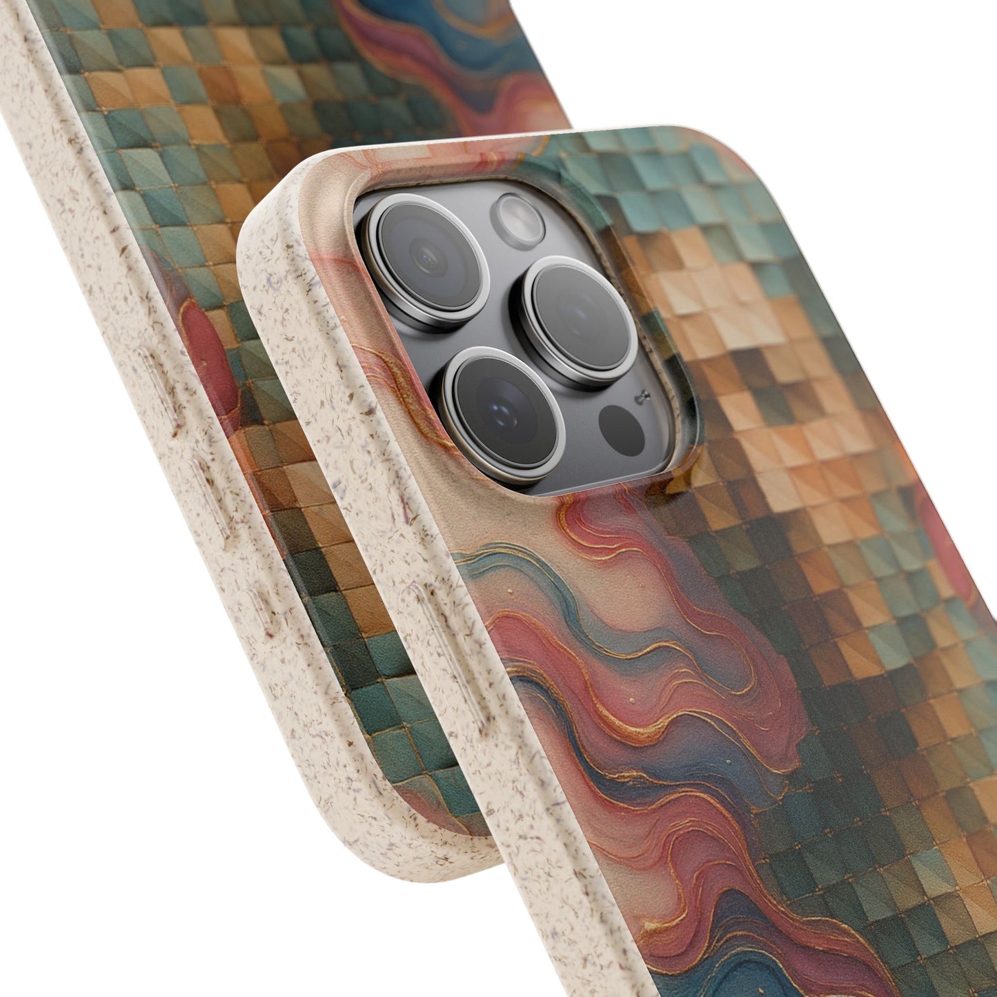 Mosaic Dreams & Liquid Flow - Biodegradable Case