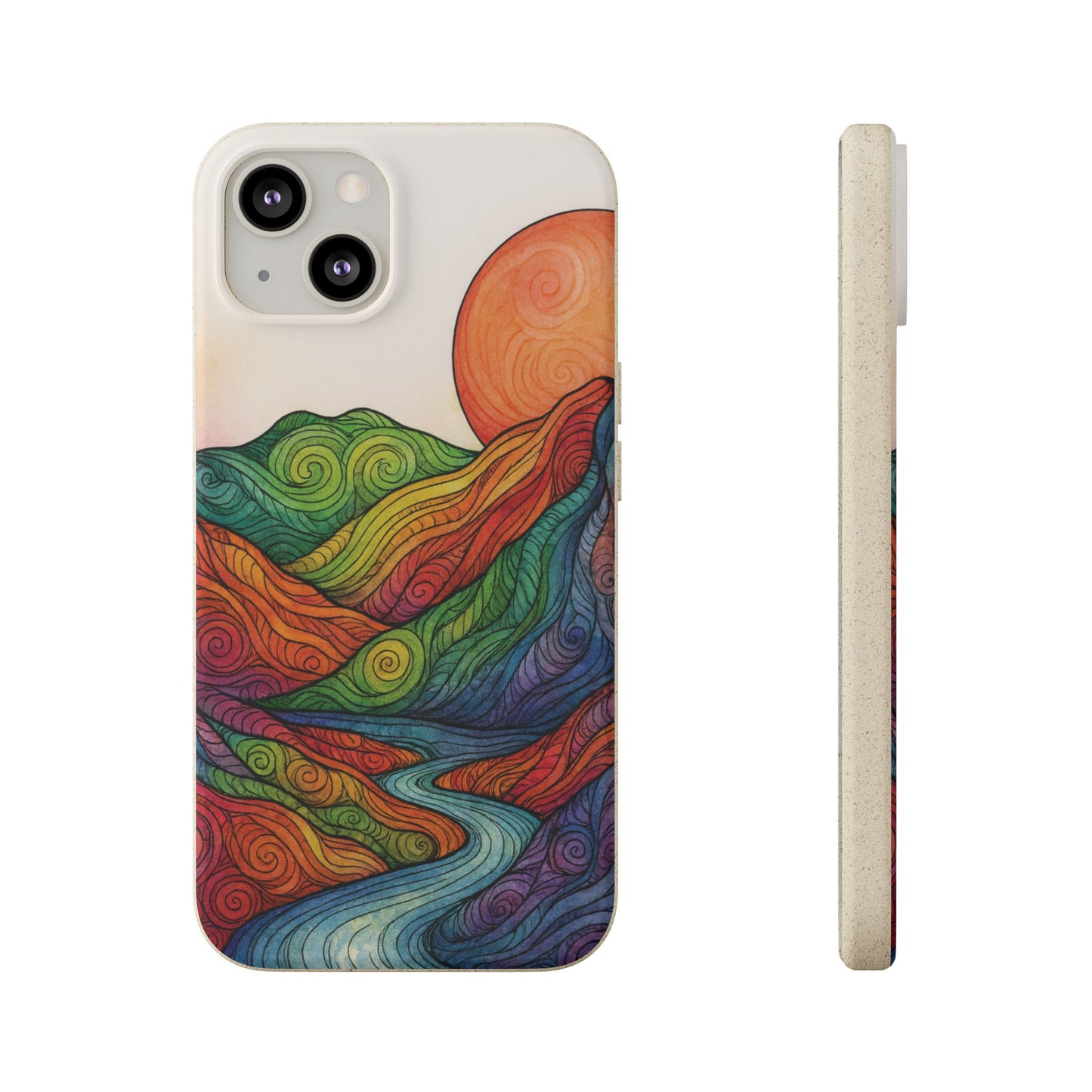 Watercolor Nature - Biodegradable Case