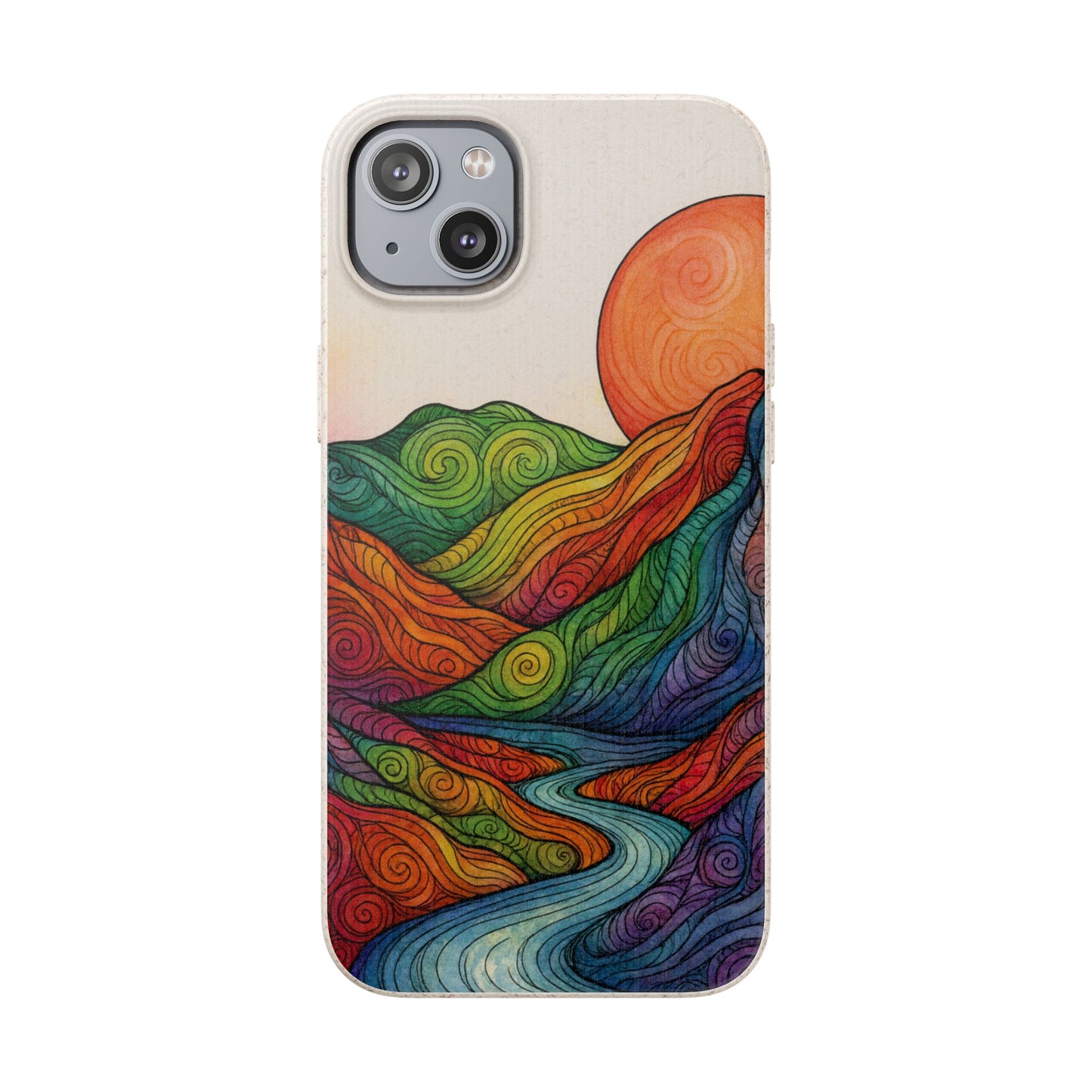 Watercolor Nature - Biodegradable Case