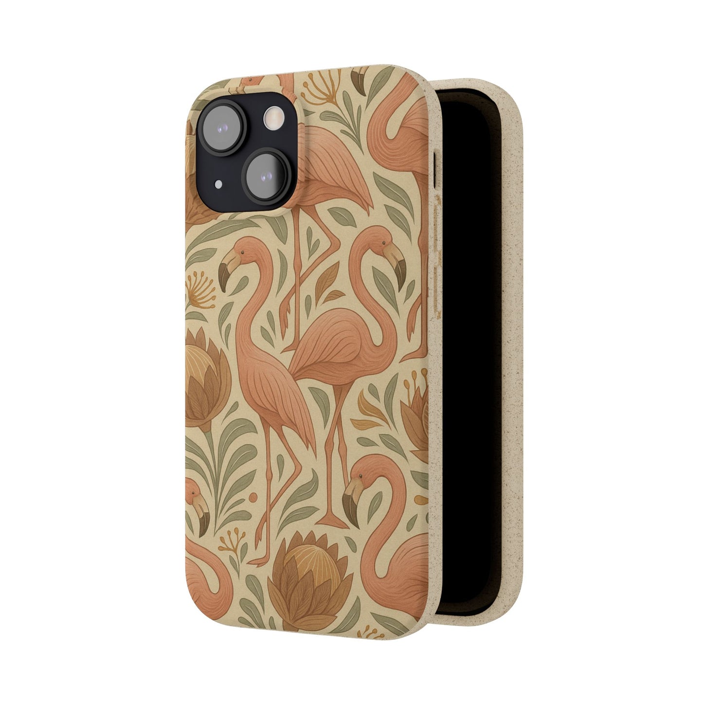 Eco-Natural Flamingo - Biodegradable Case