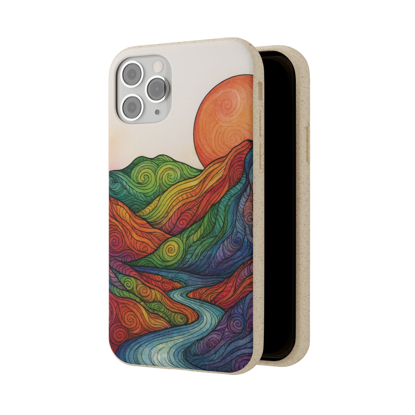Watercolor Nature - Biodegradable Case