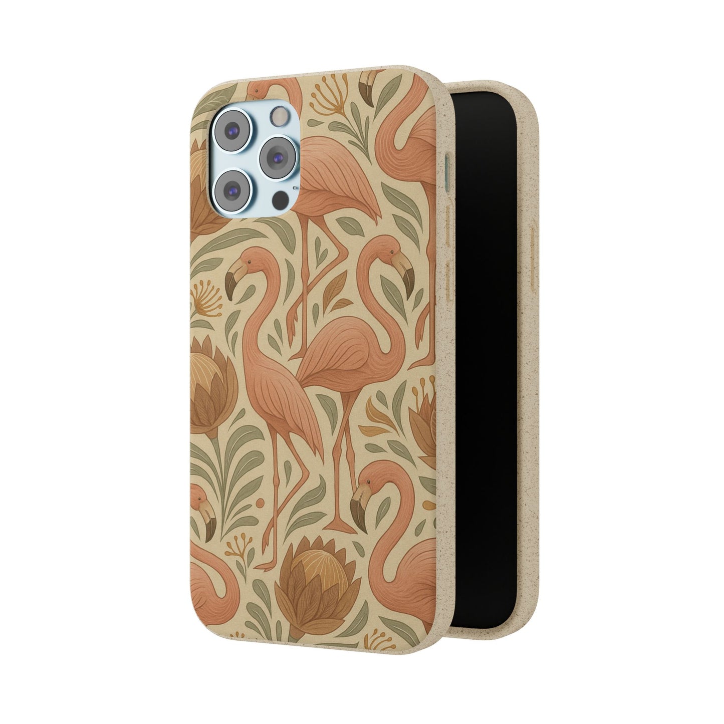 Eco-Natural Flamingo - Biodegradable Case