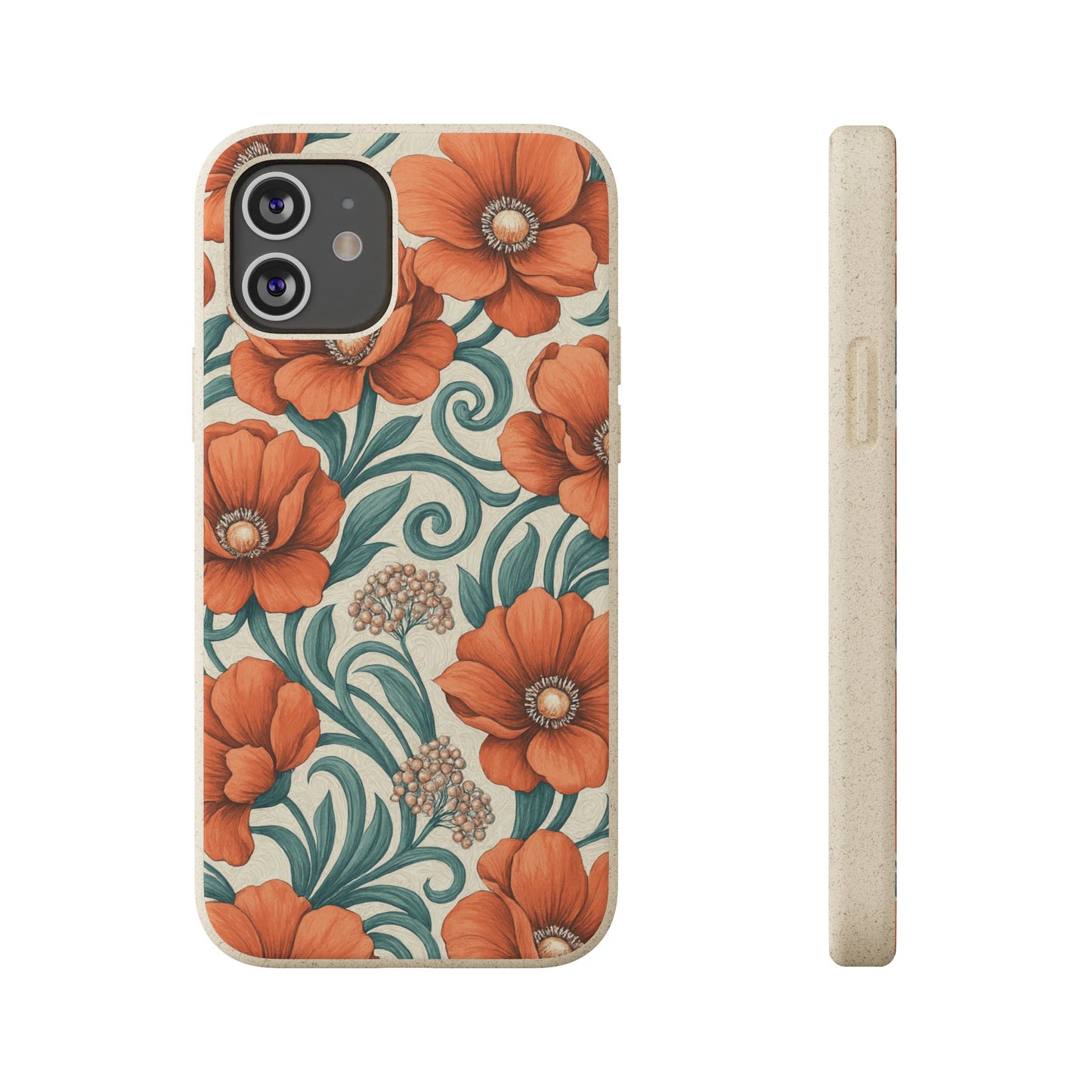 Floral Vines and Vibes - Biodegradable Case