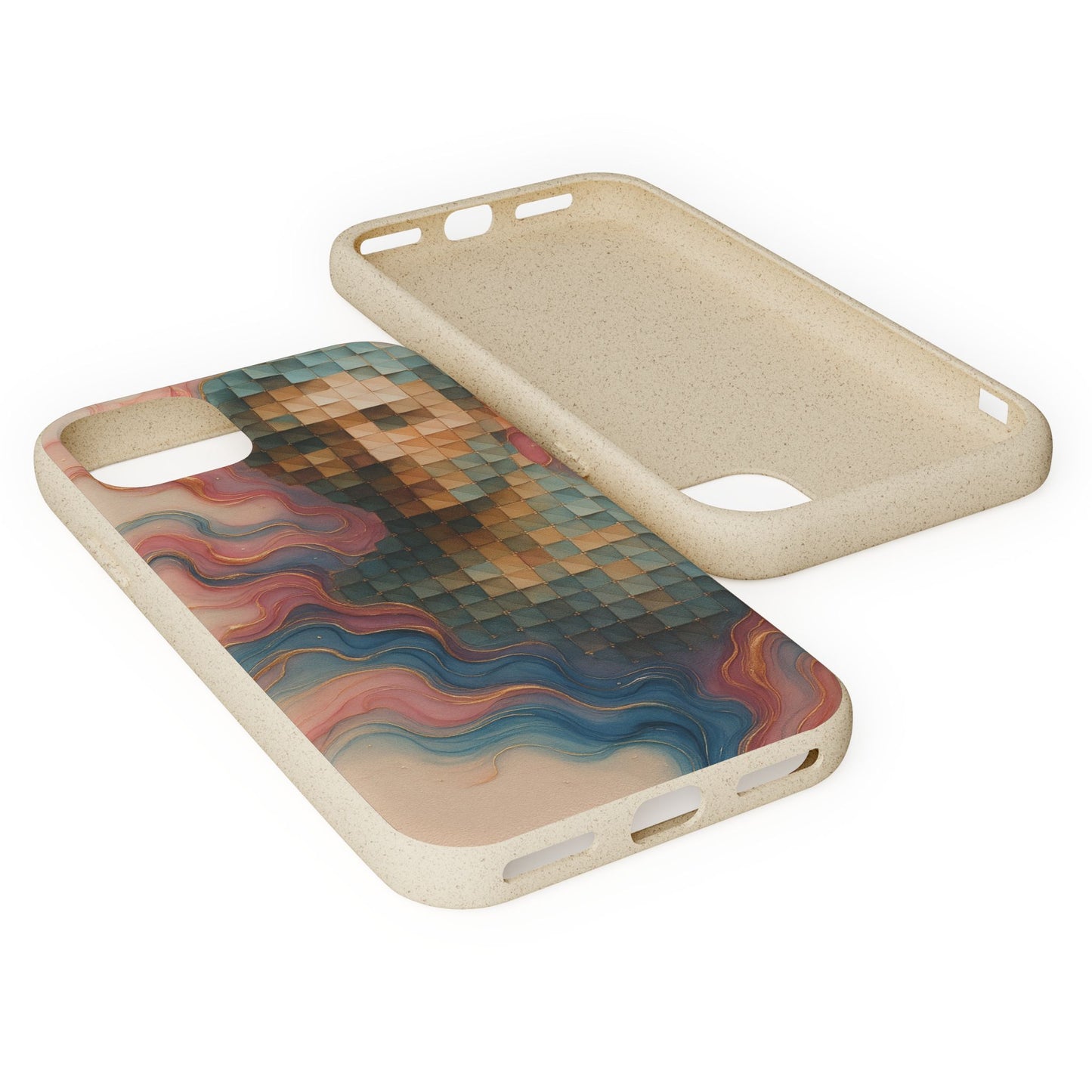 Mosaic Dreams & Liquid Flow - Biodegradable Case