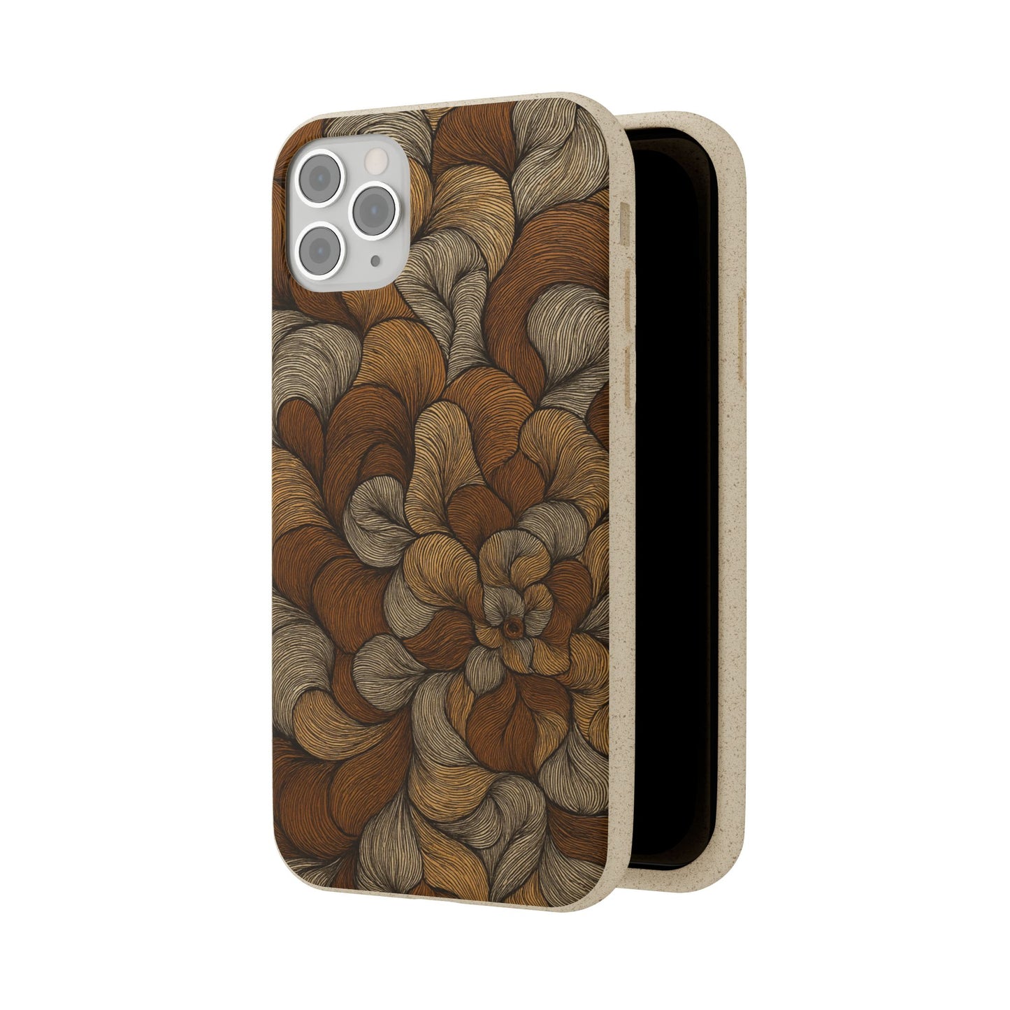 Earthy Mushroom Pedals - Biodegradable Case