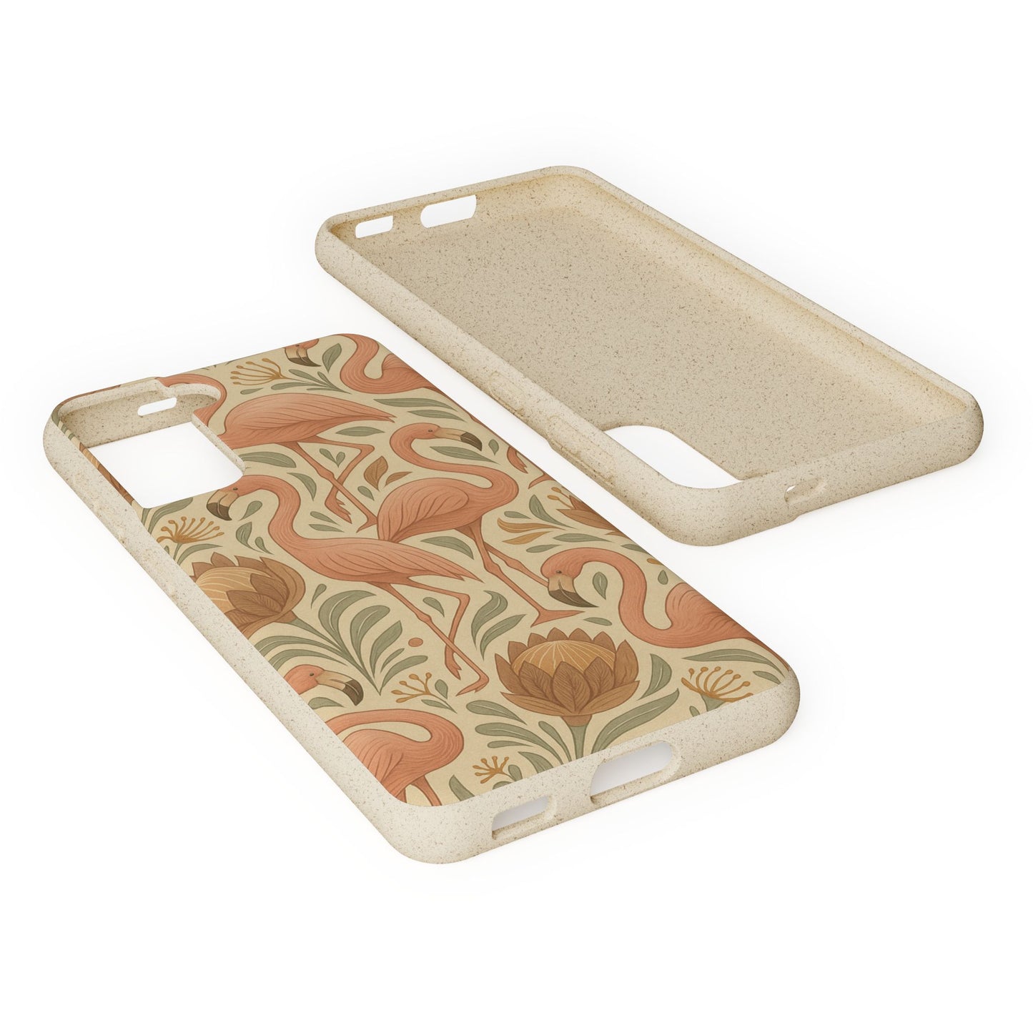 Eco-Natural Flamingo - Biodegradable Case