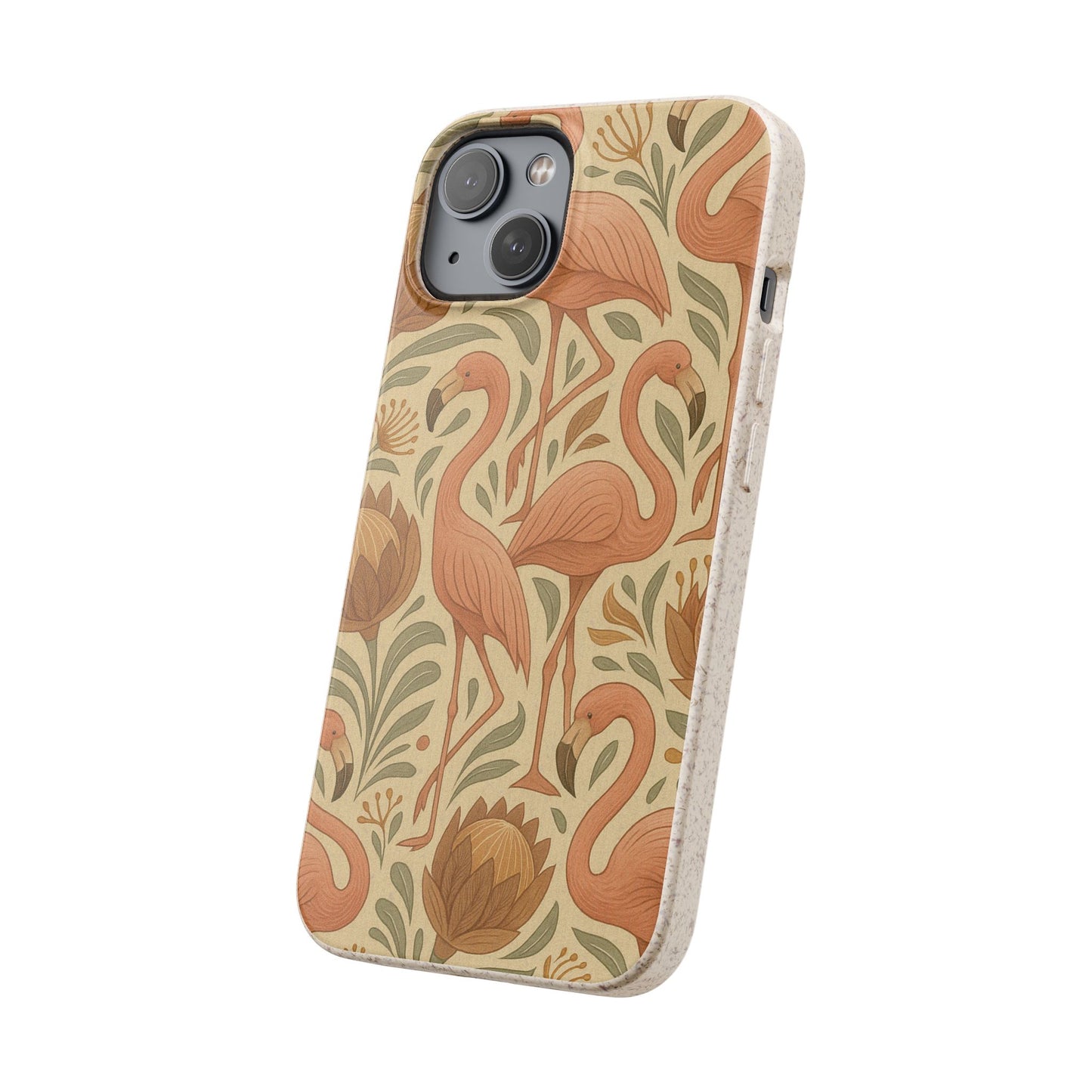 Eco-Natural Flamingo - Biodegradable Case