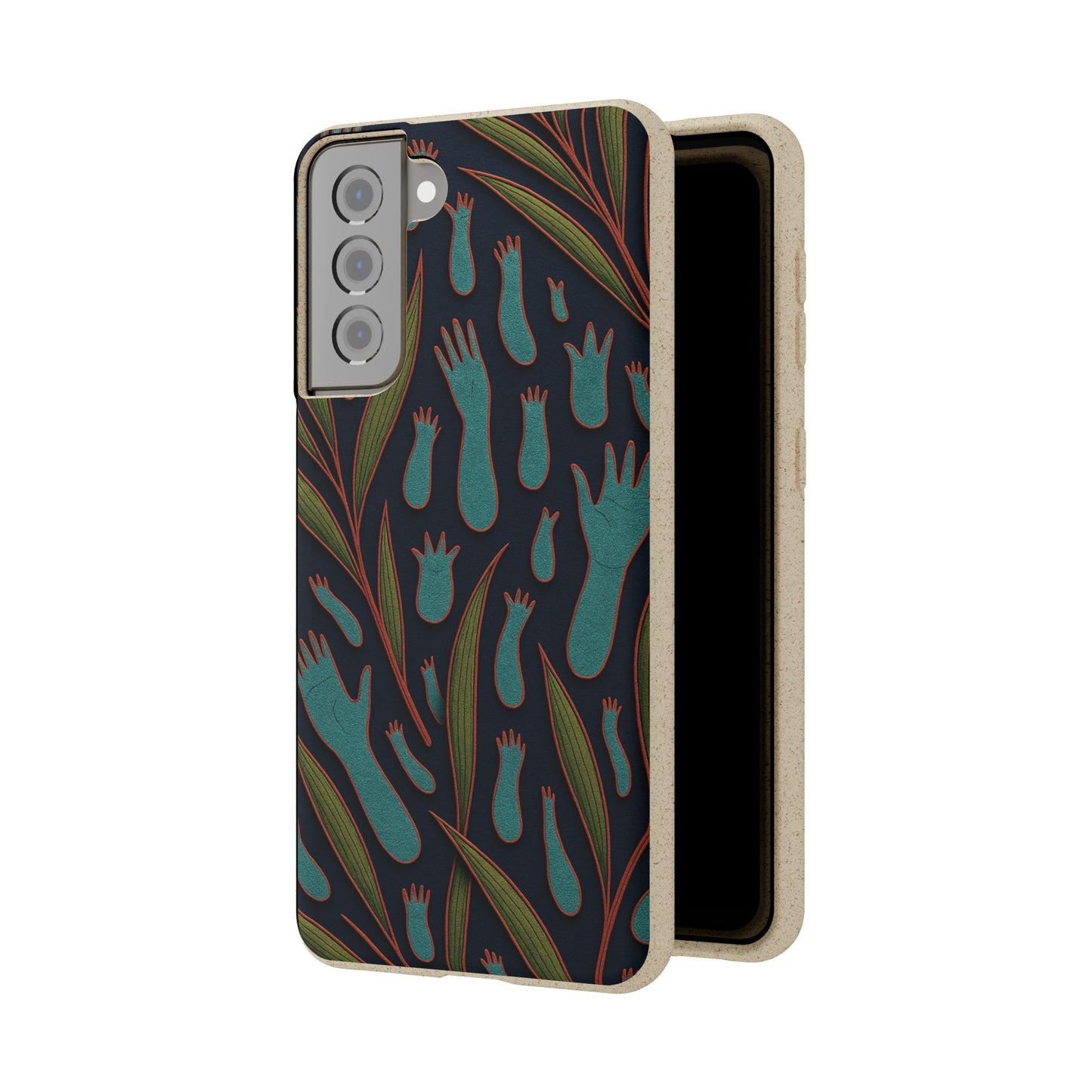 Handprints and Foliage - Biodegradable Case