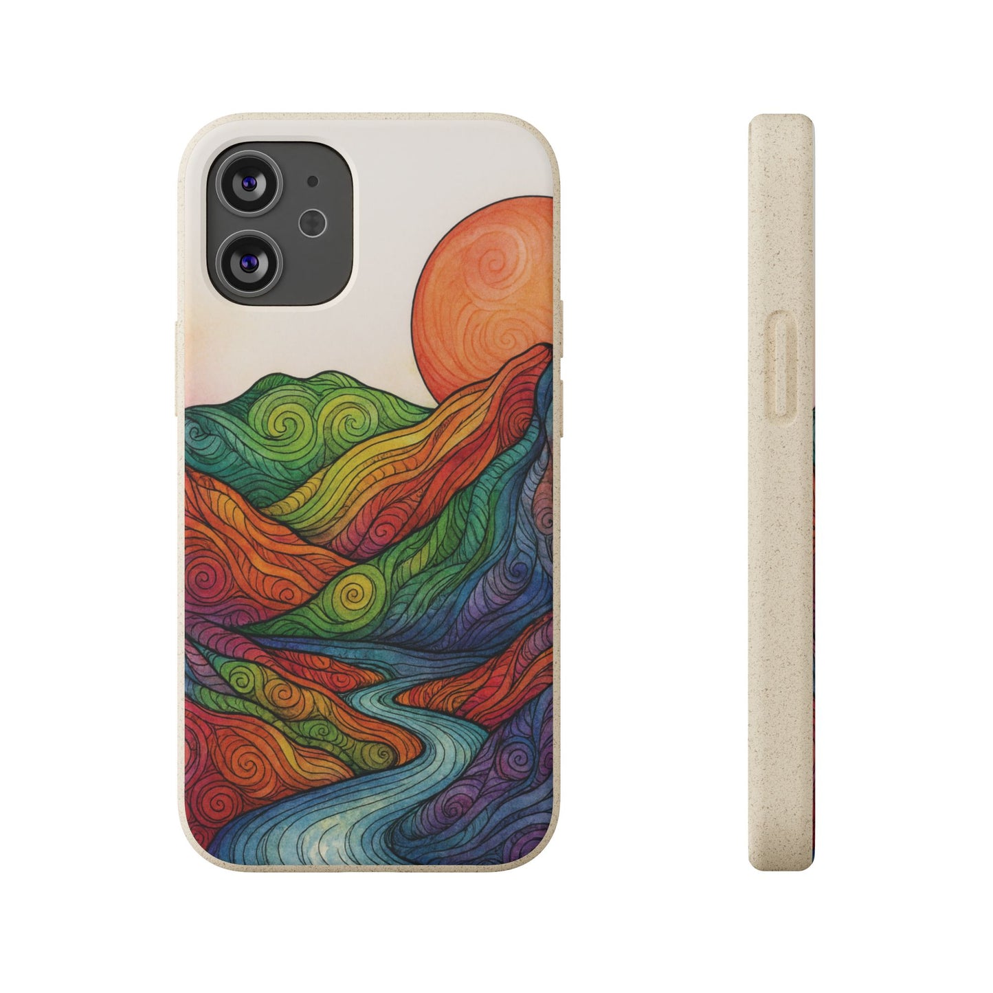 Watercolor Nature - Biodegradable Case