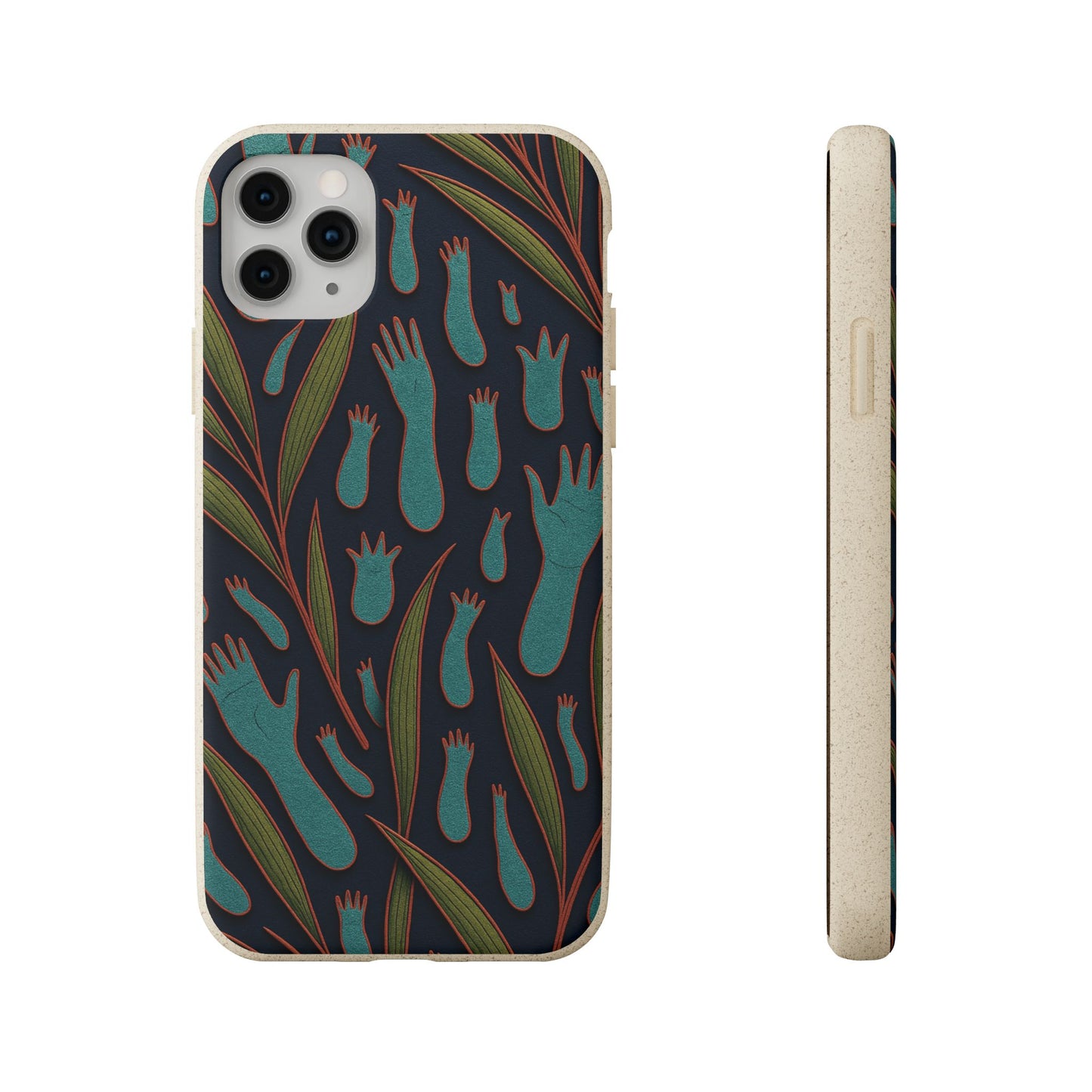 Handprints and Foliage - Biodegradable Case
