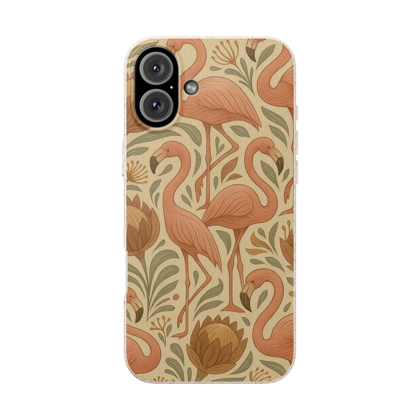Eco-Natural Flamingo - Biodegradable Case