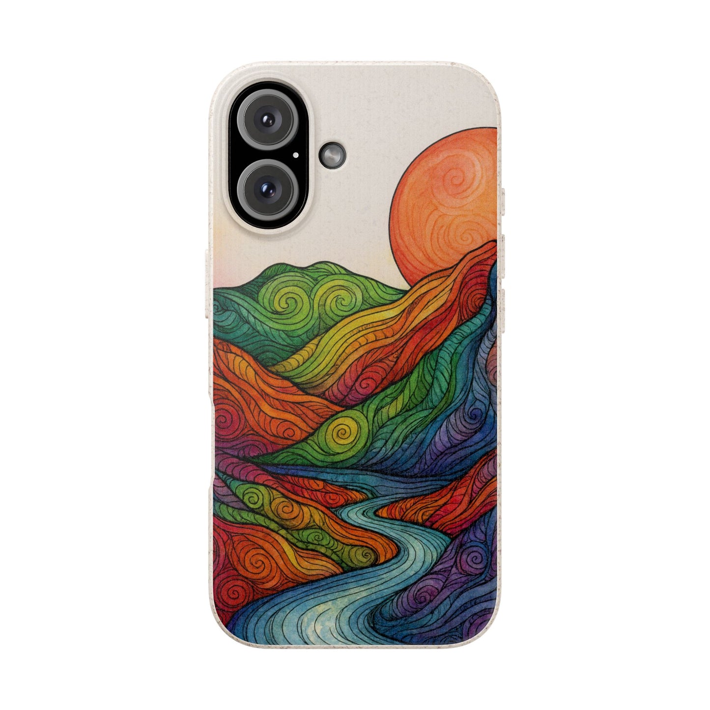 Watercolor Nature - Biodegradable Case