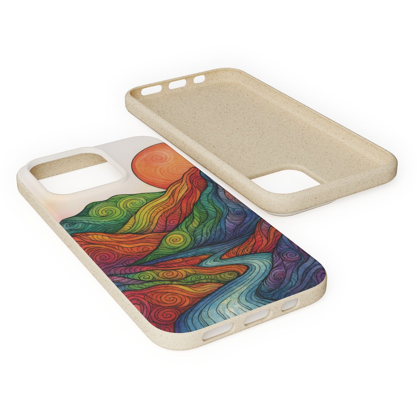 Watercolor Nature - Biodegradable Case