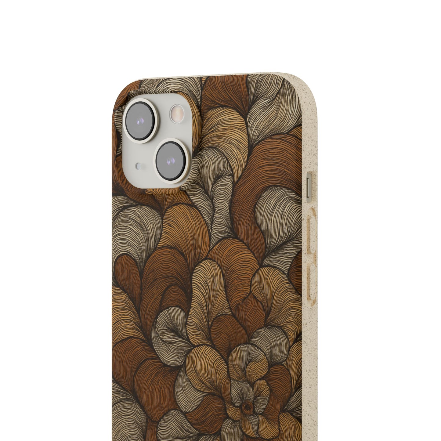 Earthy Mushroom Pedals - Biodegradable Case