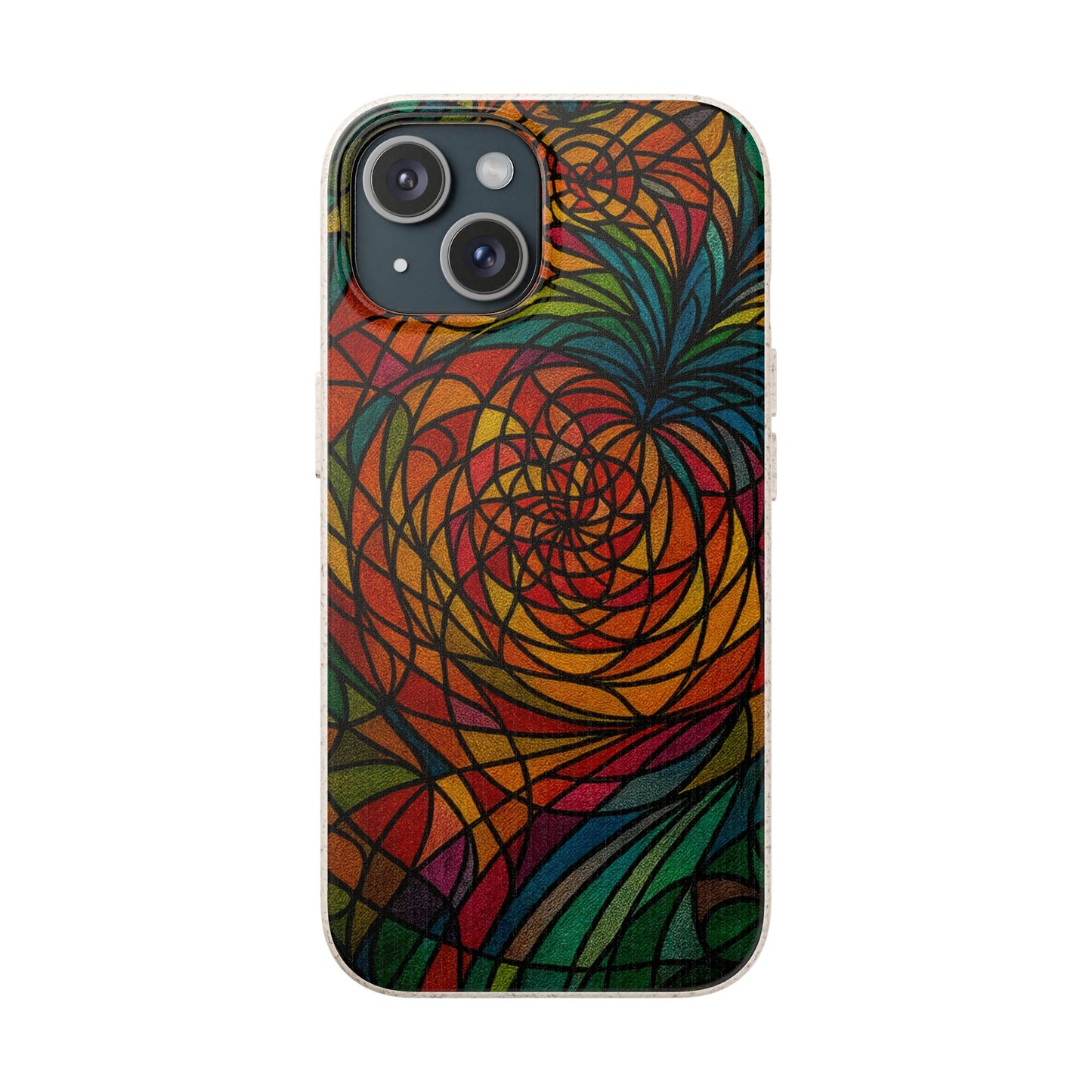 Stained Glass Abstract - Biodegradable Case